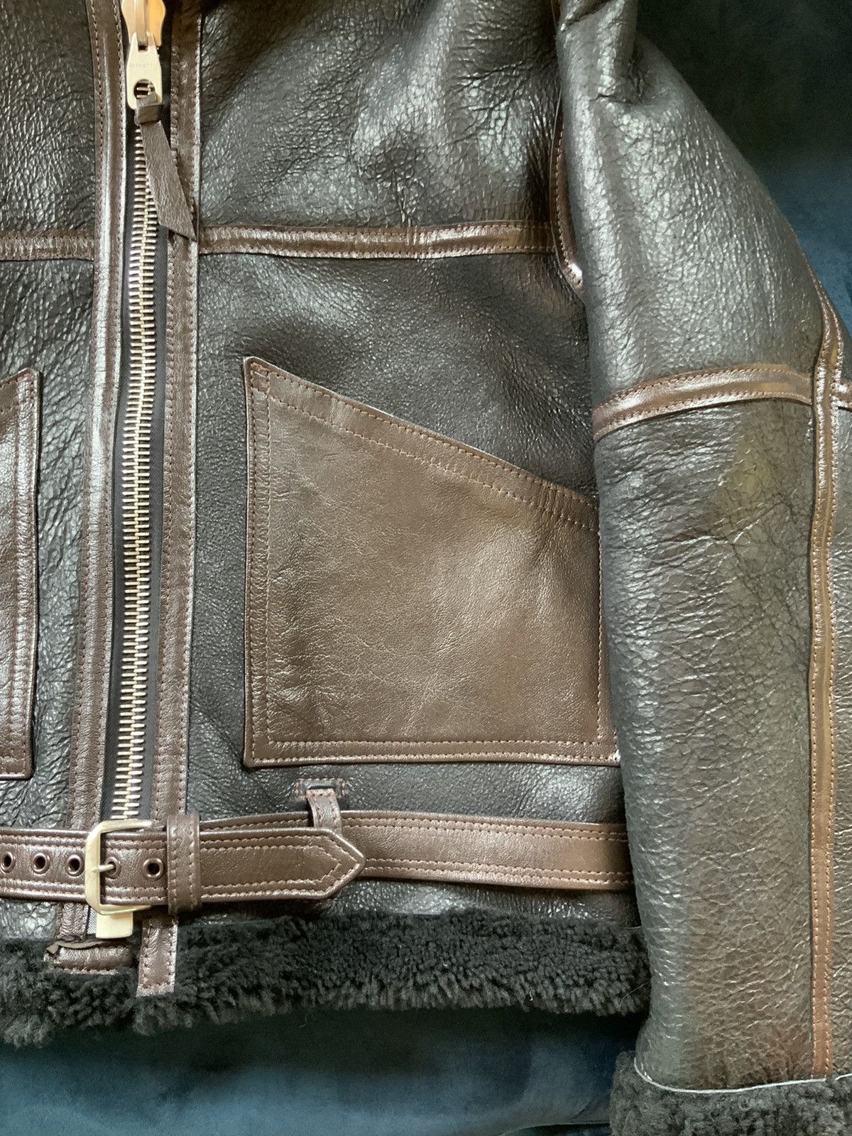 Nigel Cabourn Nigel Cabourn Leather “Sheepskin” Dropzone Nigel Cabourn Nigel Cabourn Leather “Sheepskin” Dropzone