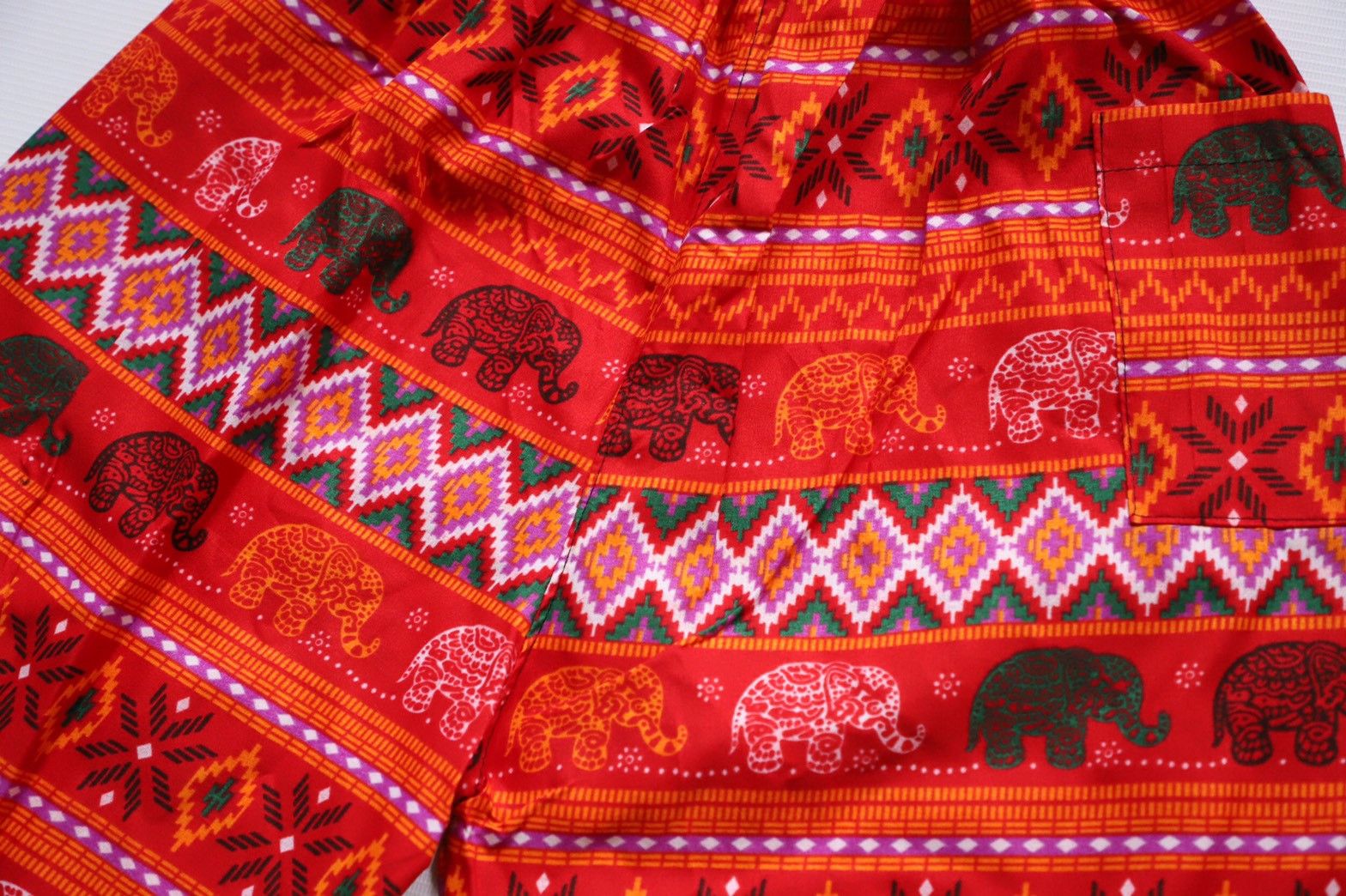Designer × Native Casual shorts,Pants thai traditional pattern native elephan Size US 26 / EU 42 - 5 Thumbnail