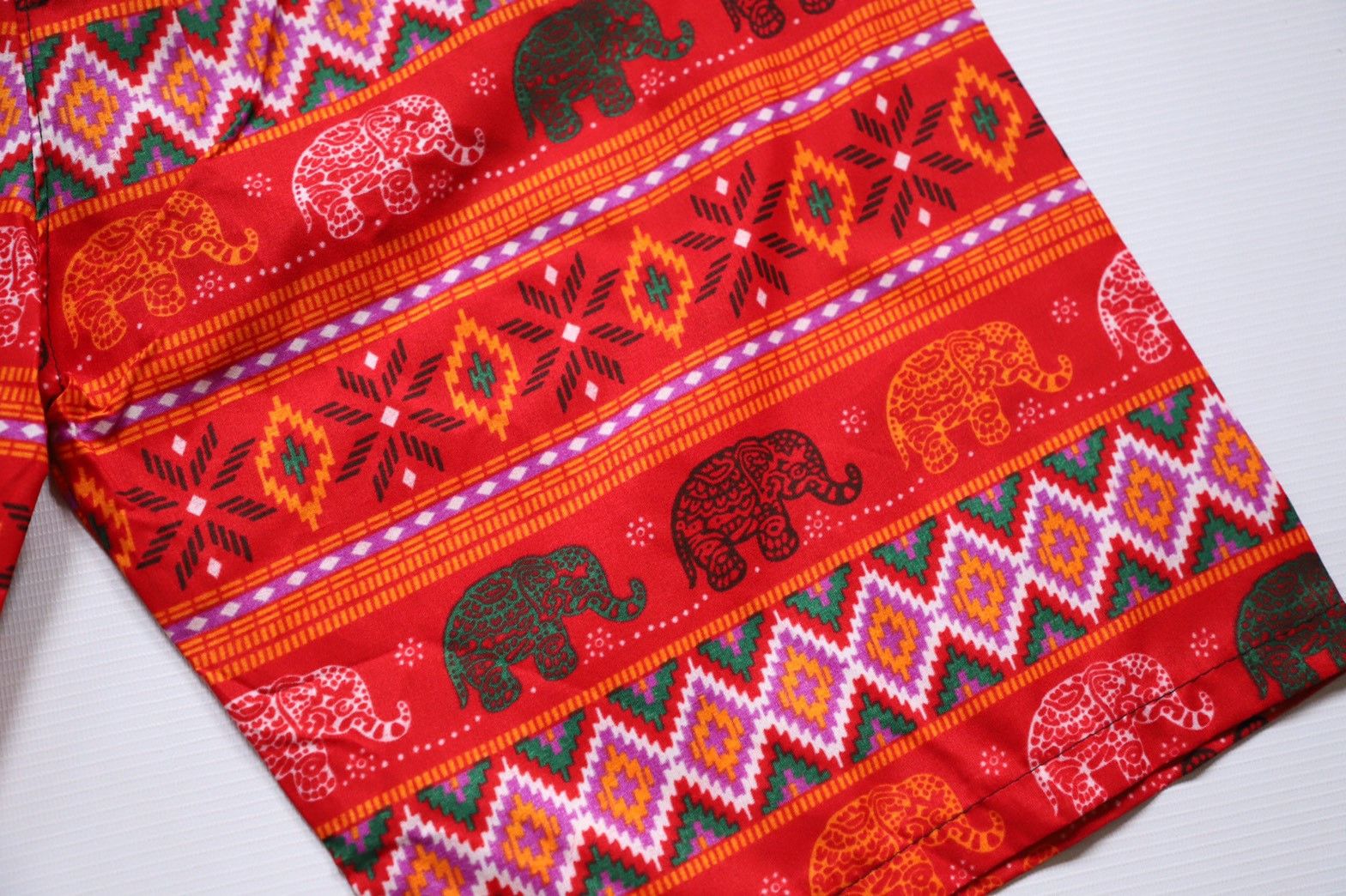 Designer × Native Casual shorts,Pants thai traditional pattern native elephan Size US 26 / EU 42 - 3 Thumbnail