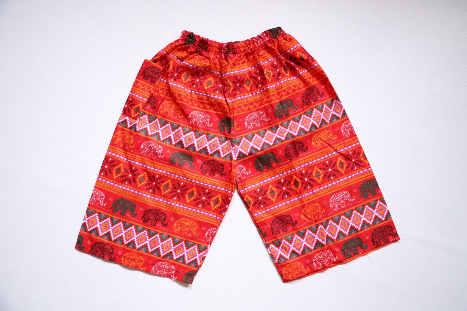 Designer × Native Casual shorts,Pants thai traditional pattern native elephan Size US 26 / EU 42 - 1 Thumbnail