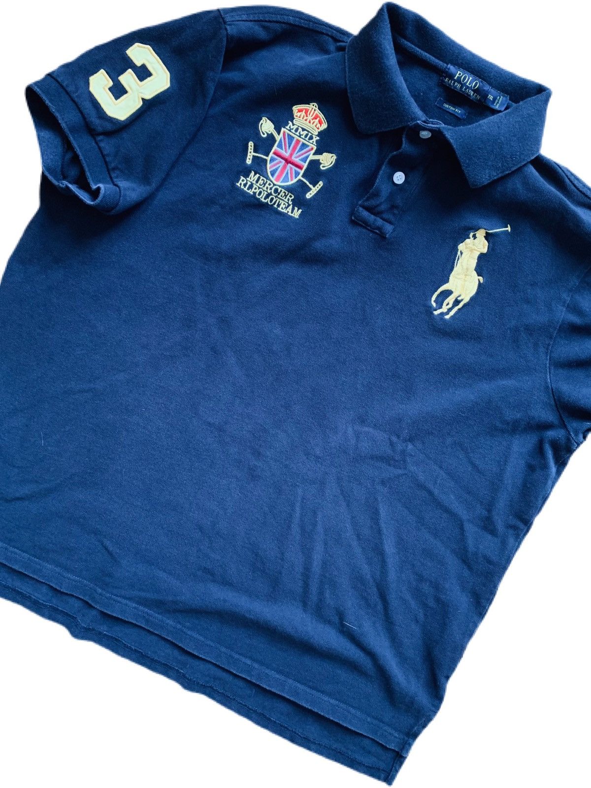 【イギリス国旗】ラルフローレン　ポロシャツ　mercer polo team Polo Ralph Lauren × Ralph Lauren × Streetwear Polo Ralph
