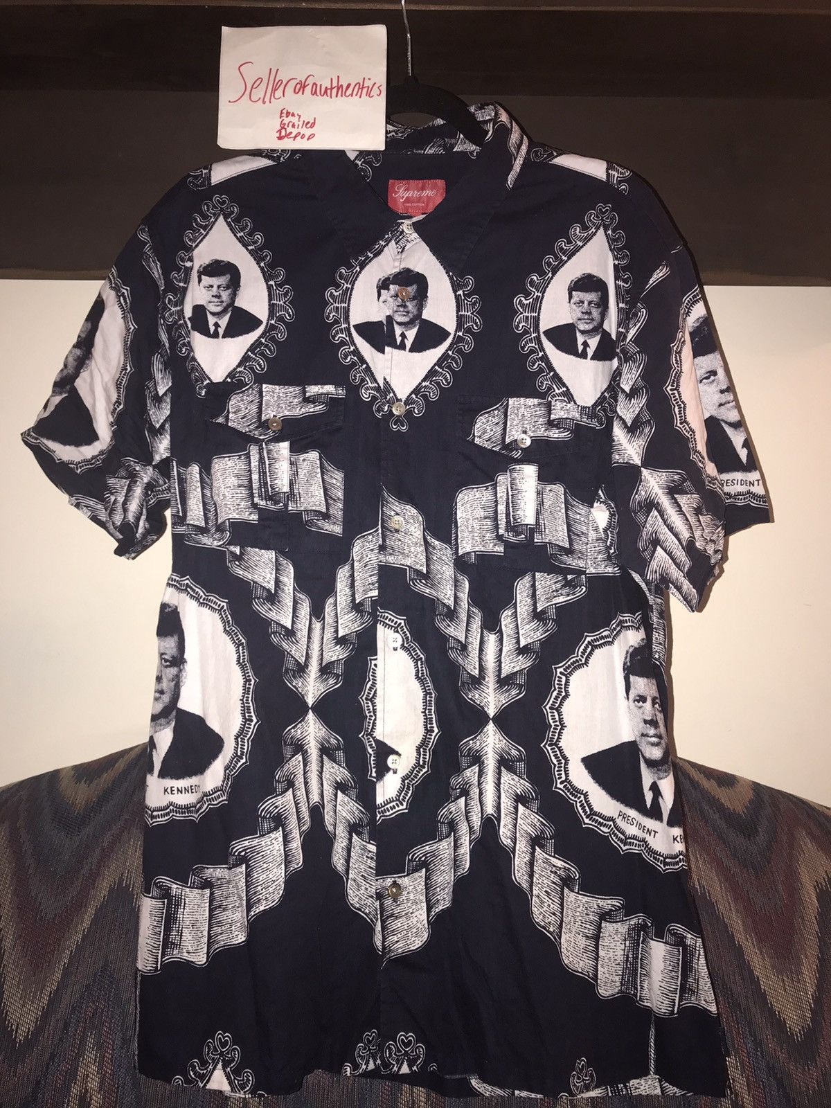 Supreme kennedy shirt sales