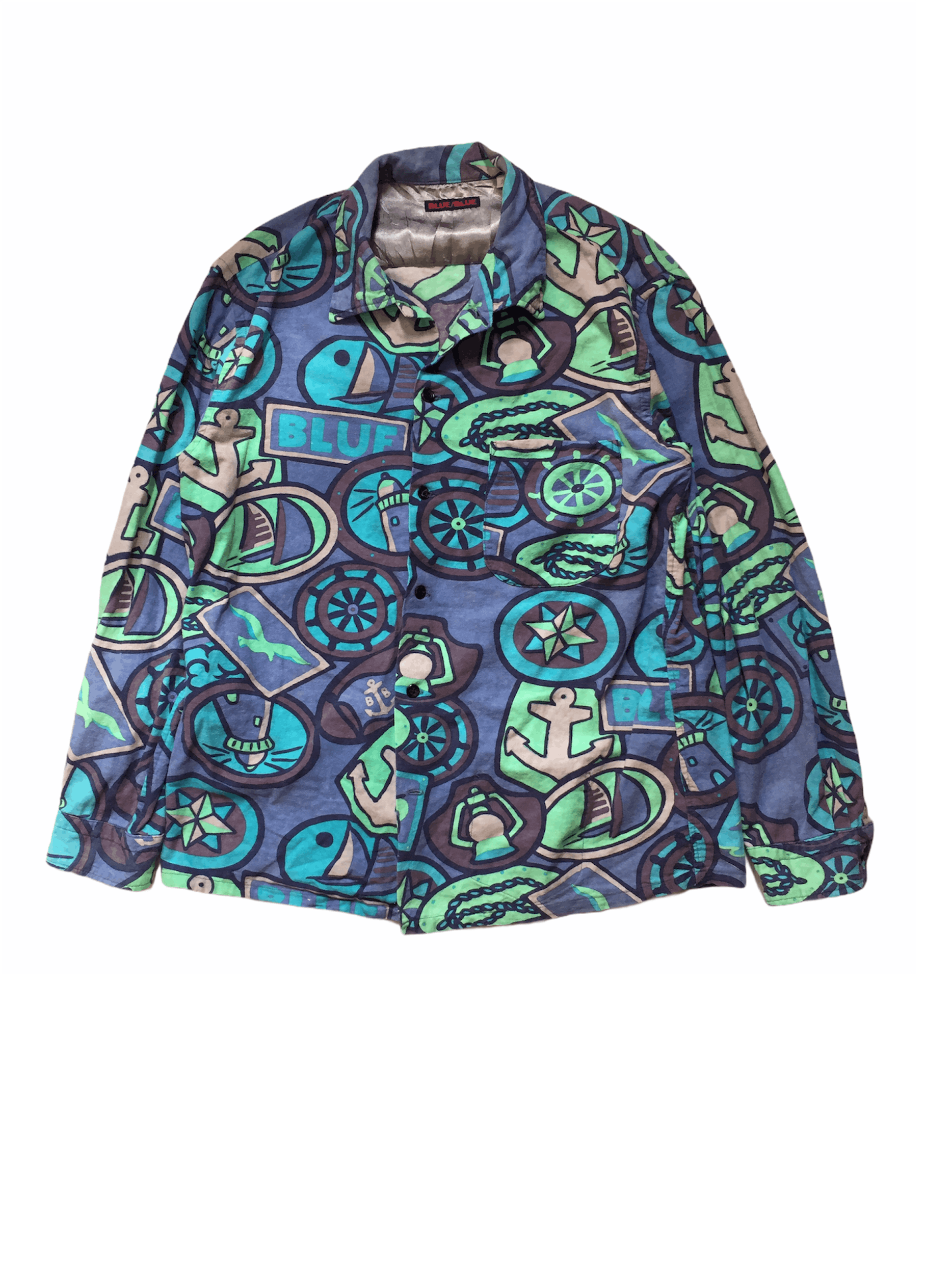 Blue Blue Japan 90's Blue Blue Japan Sailing all over printing Size US M / EU 48-50 / 2 - 1 Thumbnail