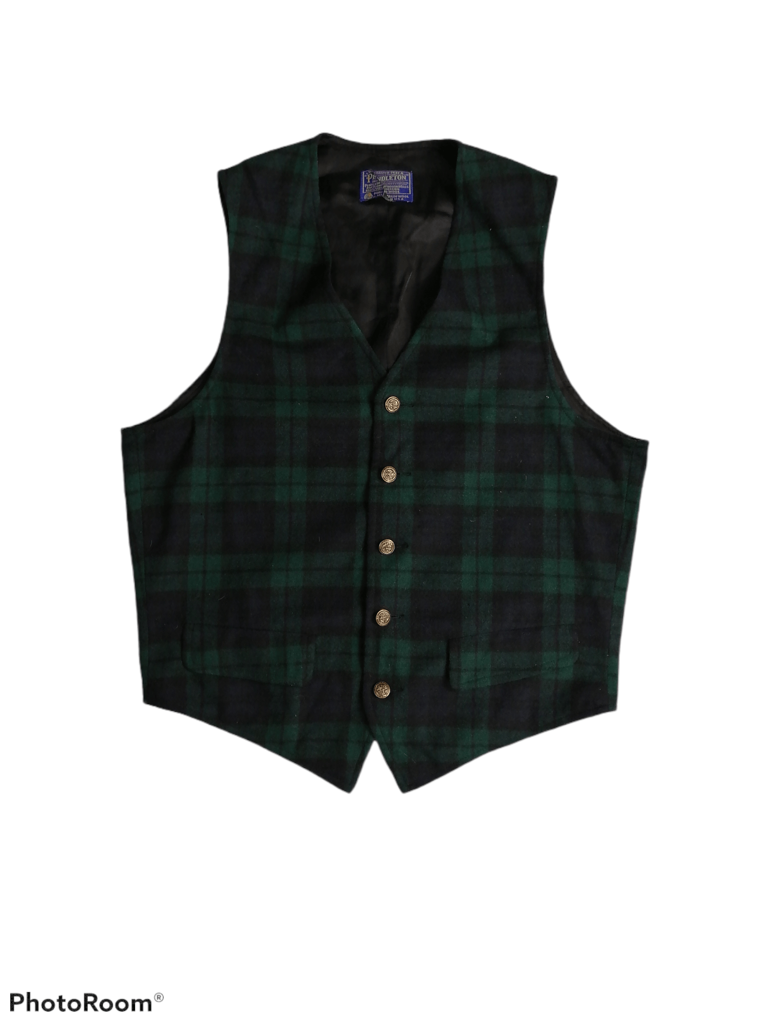 Vintage Pendleton Tartan Plaid Vests