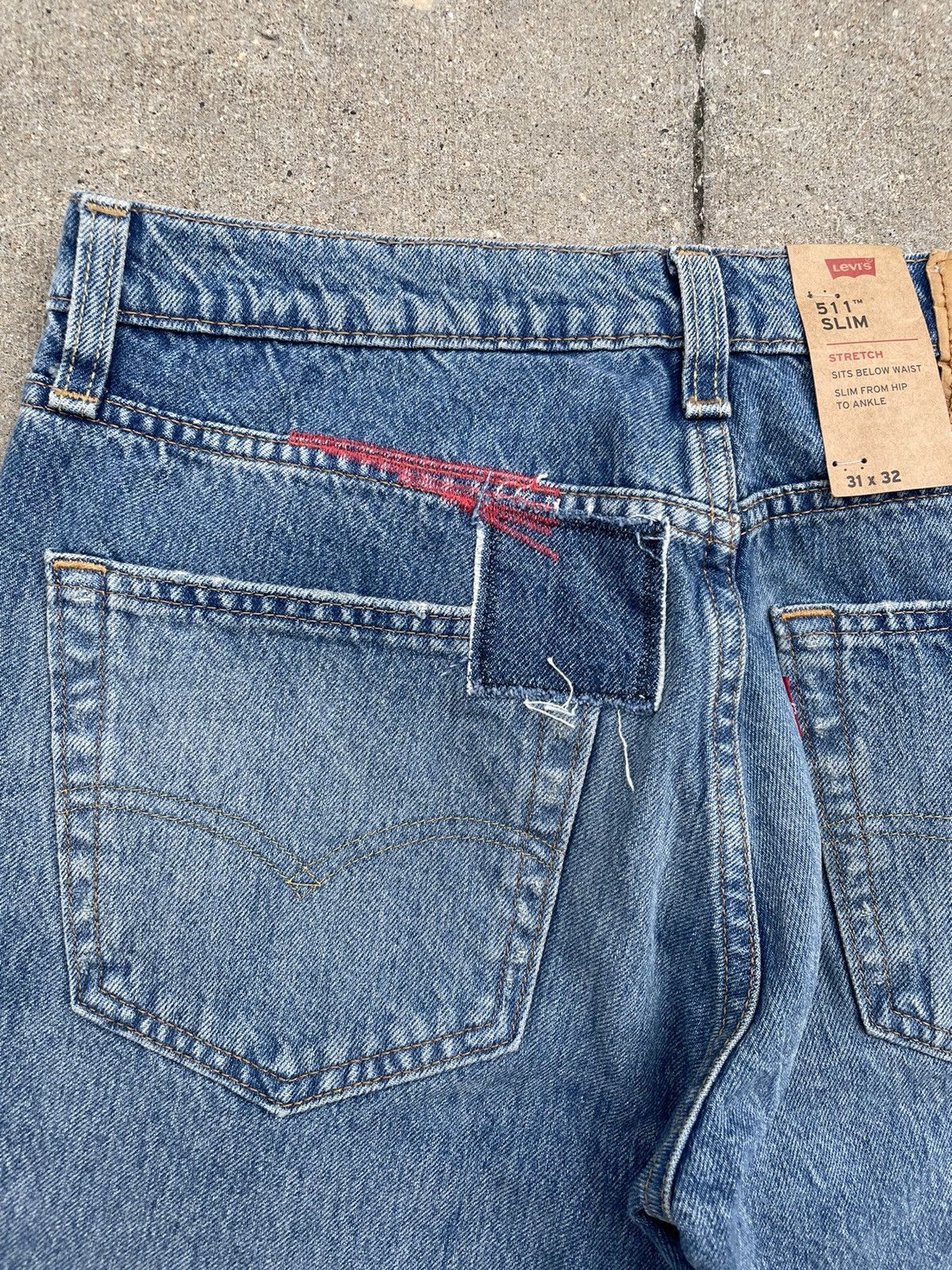 Levi's Levi’s 511 Patchwork Jeans NWT Size US 30 / EU 46 - 6 Thumbnail