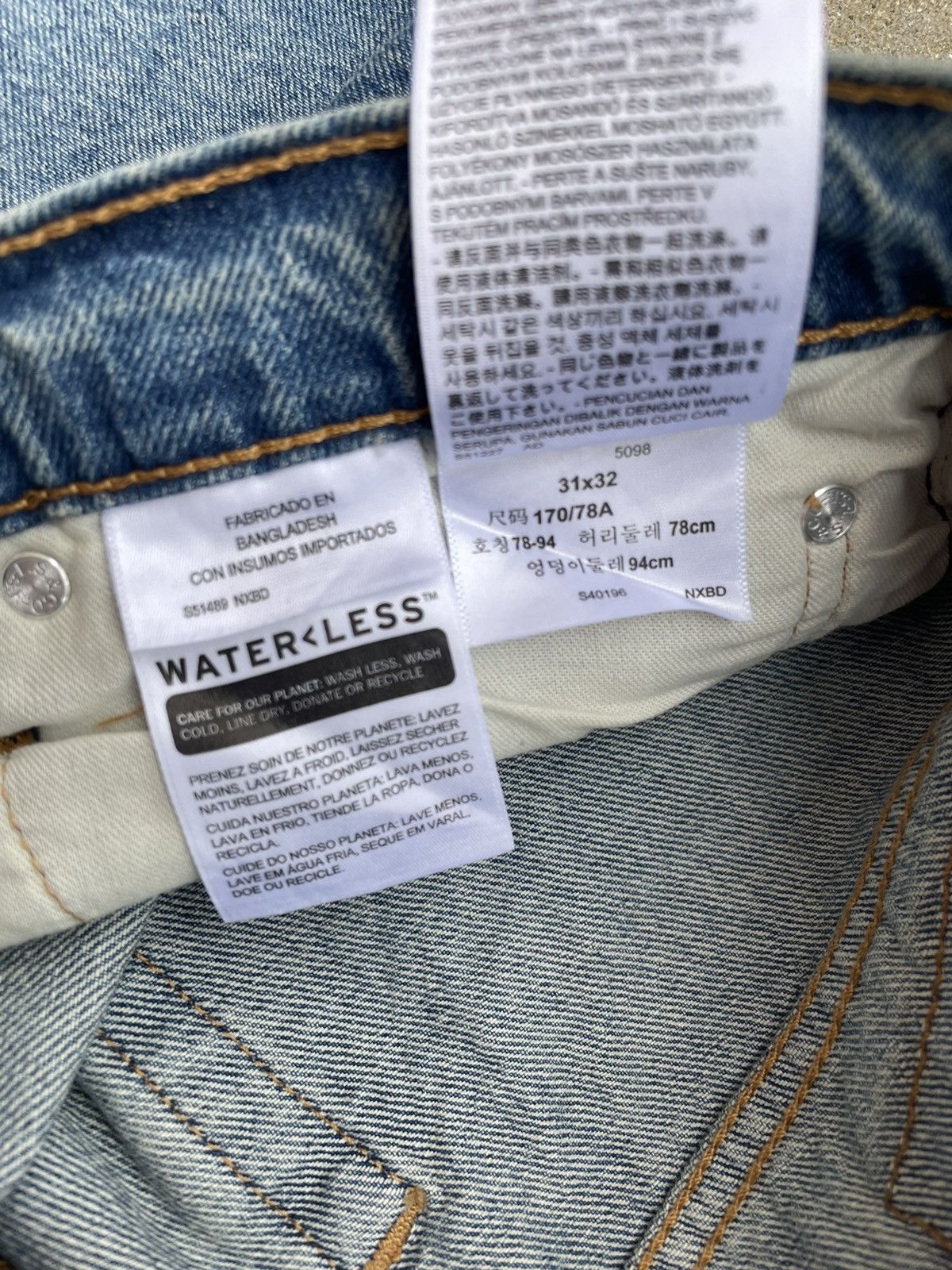 Levi's Levi’s 511 Patchwork Jeans NWT Size US 30 / EU 46 - 14 Thumbnail