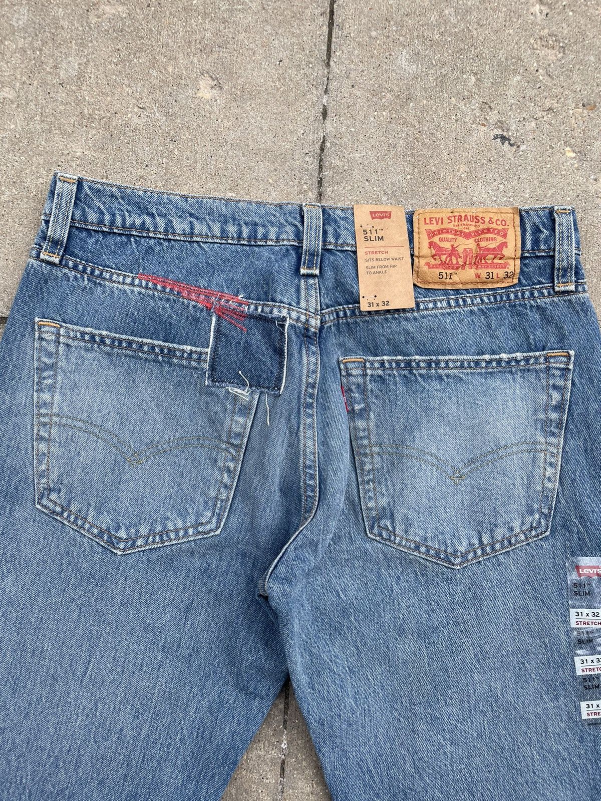 Levi's Levi’s 511 Patchwork Jeans NWT Size US 30 / EU 46 - 5 Thumbnail