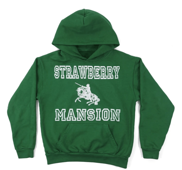 Unwanted Unwanted Strawberry Mansion Hoodie - Green - Large - L