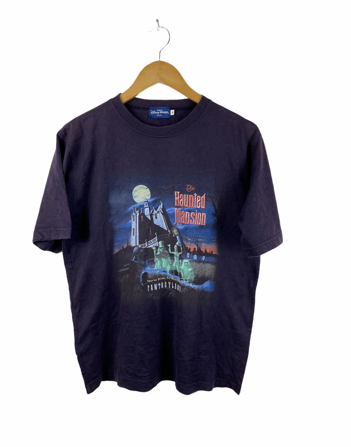 Disney × Movie Disney The Haunted Mansion Movie promo T Shirt 