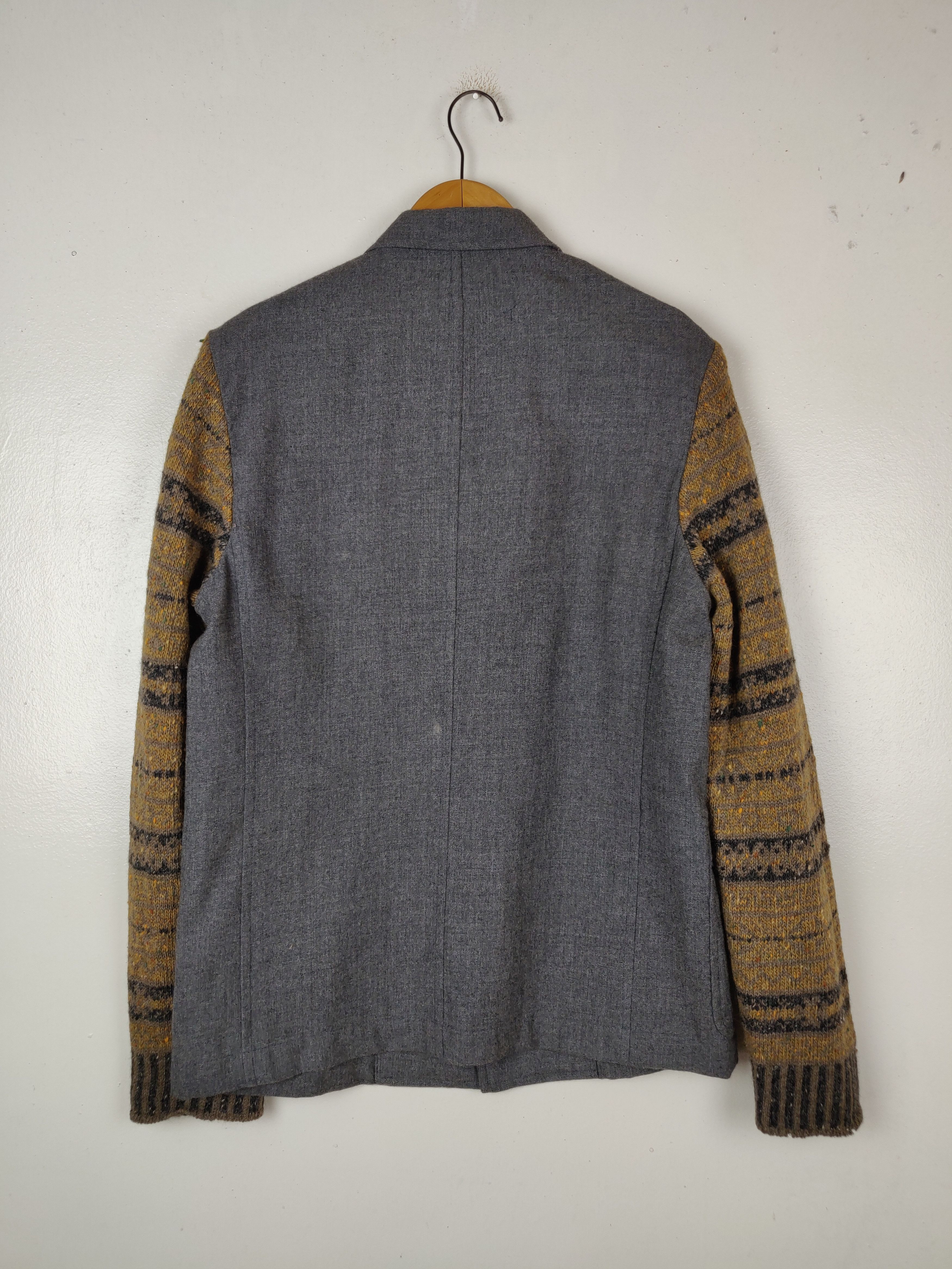 Comme des Garcons AW96 CDG Homme Plus Sleeve Knit Tailored Jackets Size US M / EU 48-50 / 2 - 10 Thumbnail