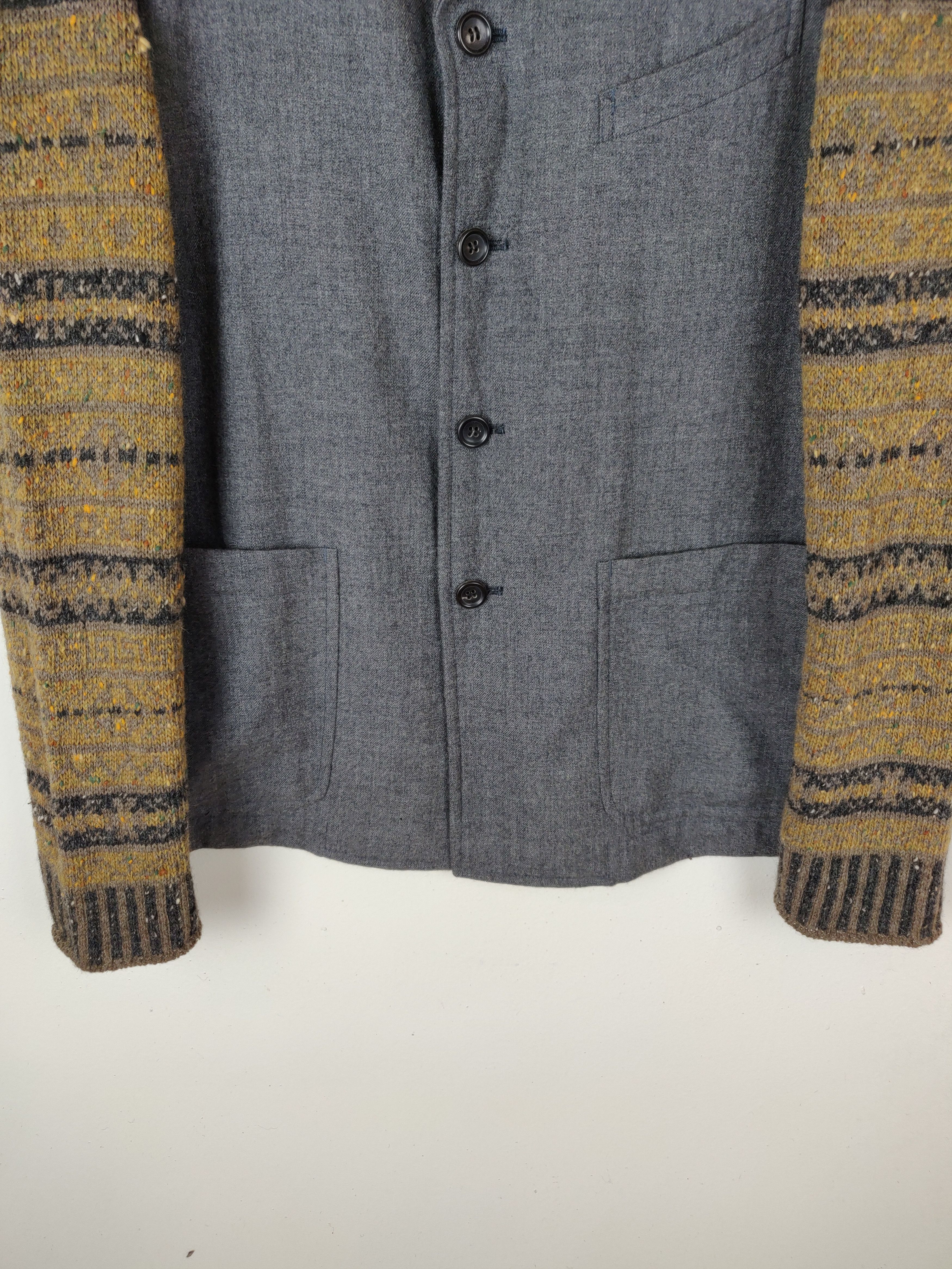 Comme des Garcons AW96 CDG Homme Plus Sleeve Knit Tailored Jackets Size US M / EU 48-50 / 2 - 7 Thumbnail