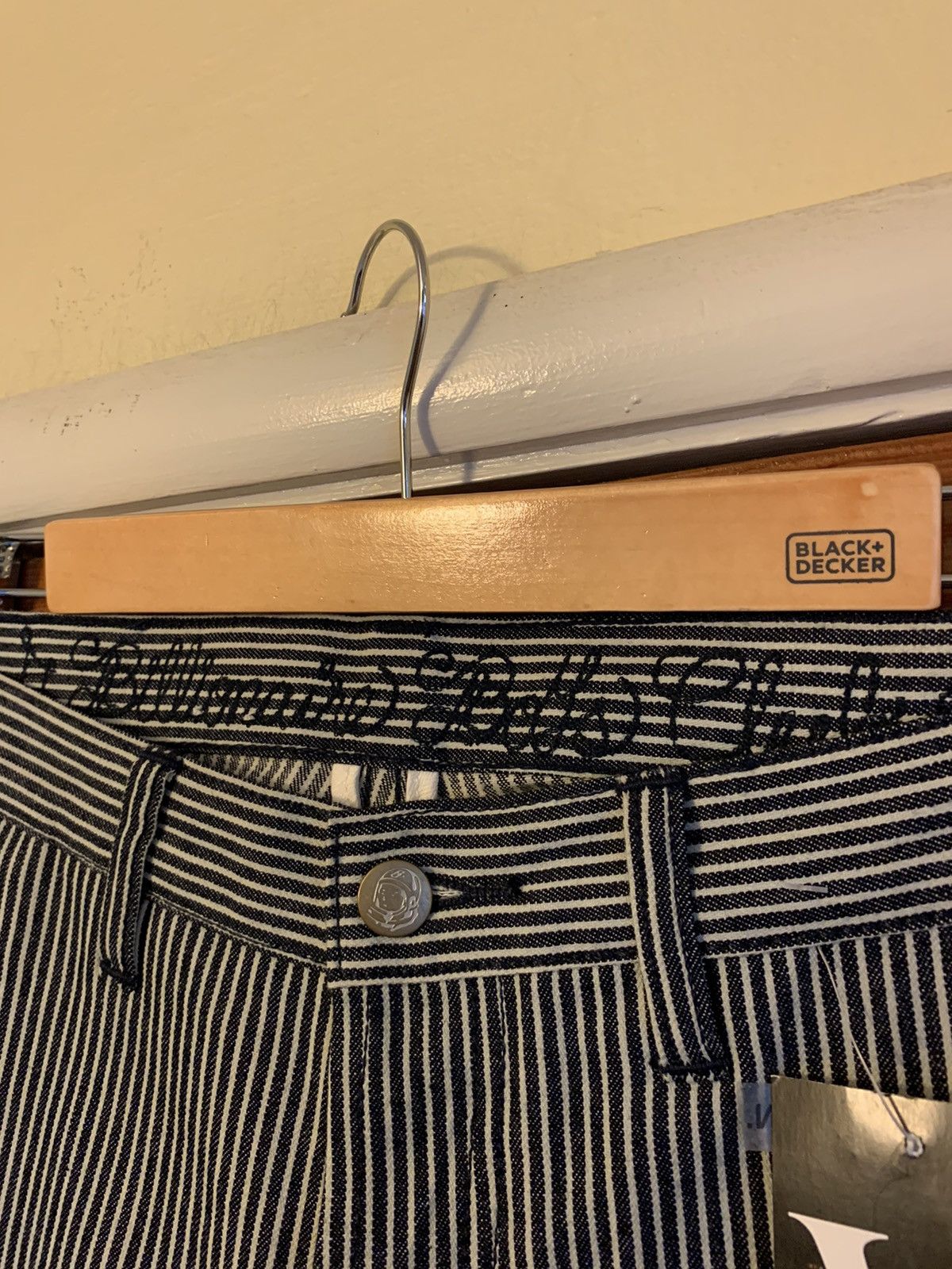 Billionaire Boys Club × Vintage RARE* BBC Billionaire Boys Club Railroad Stripe Denim Jeans Size US 32 / EU 48 - 5 Thumbnail