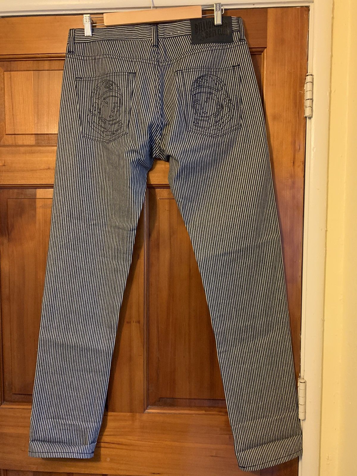 Billionaire Boys Club × Vintage RARE* BBC Billionaire Boys Club Railroad Stripe Denim Jeans Size US 32 / EU 48 - 2 Thumbnail