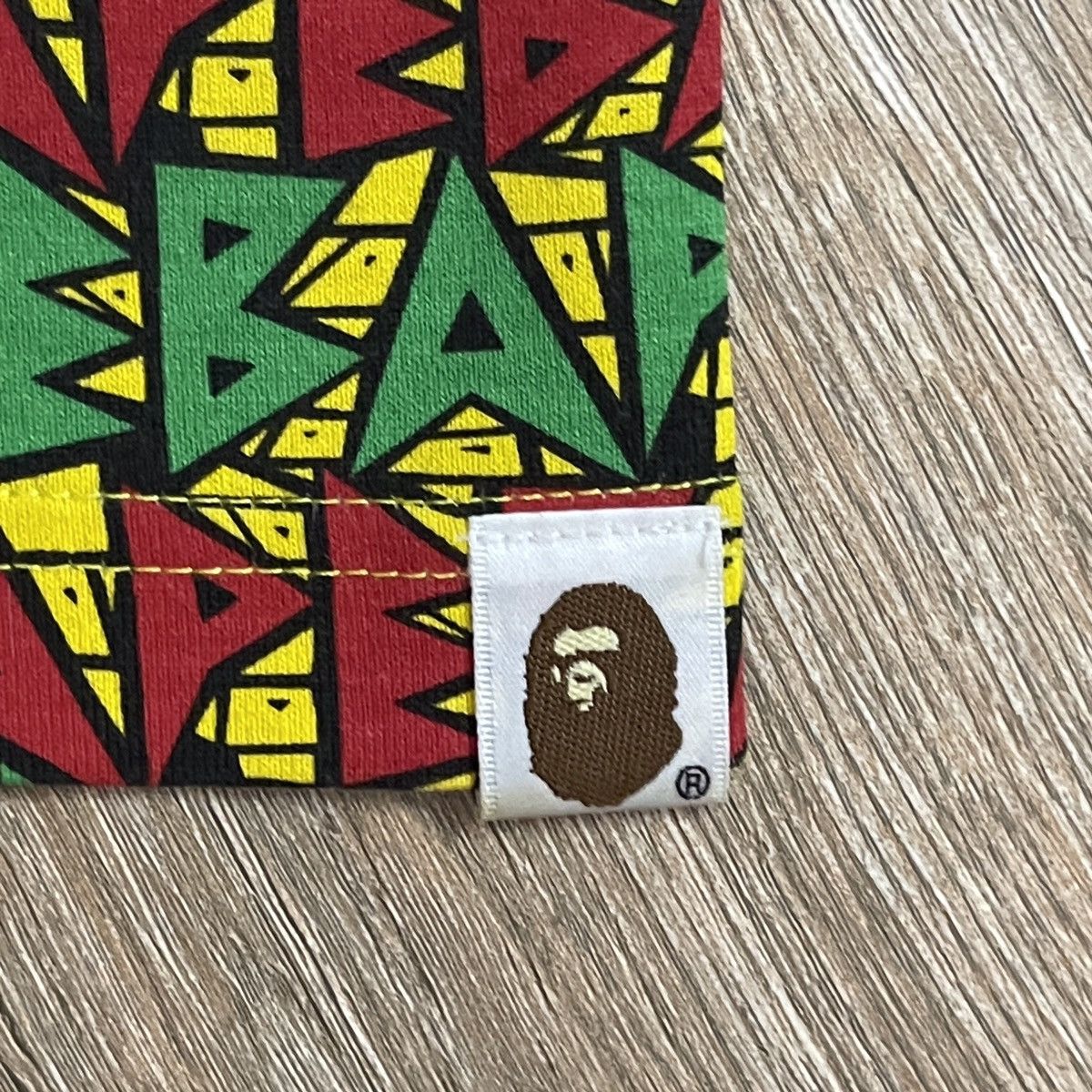 Bape Bape Spell-Out Rasta Tee Size US L / EU 52-54 / 3 - 5 Thumbnail