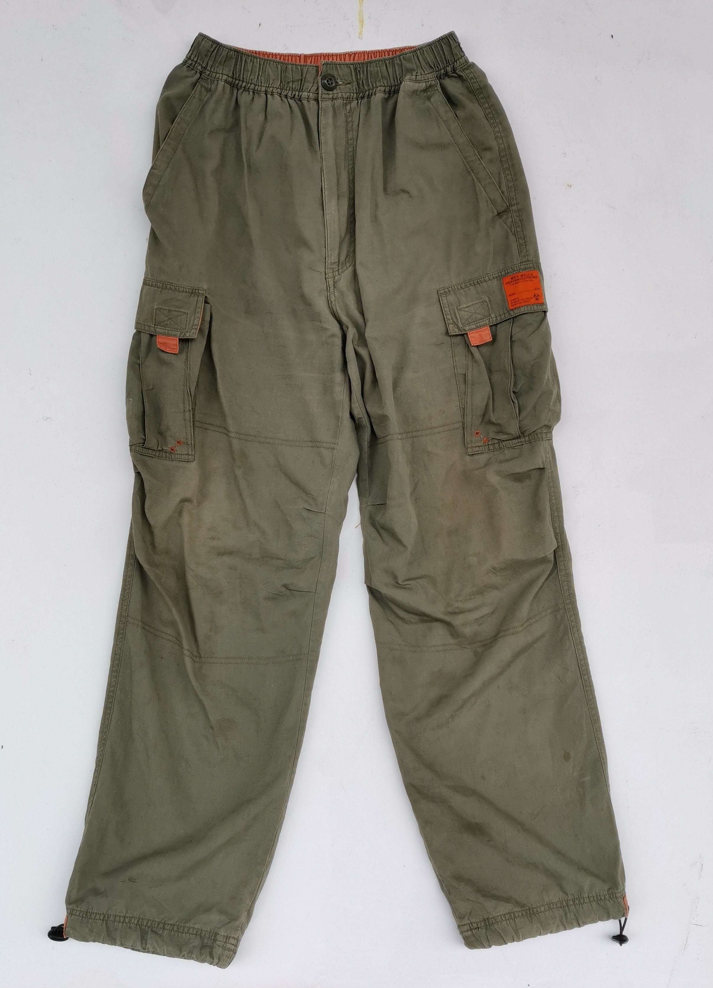 Japanese Brand Bee Bell Design Clothing Tactical Cargo Multipocket Pants Size US 27 - 1 Thumbnail