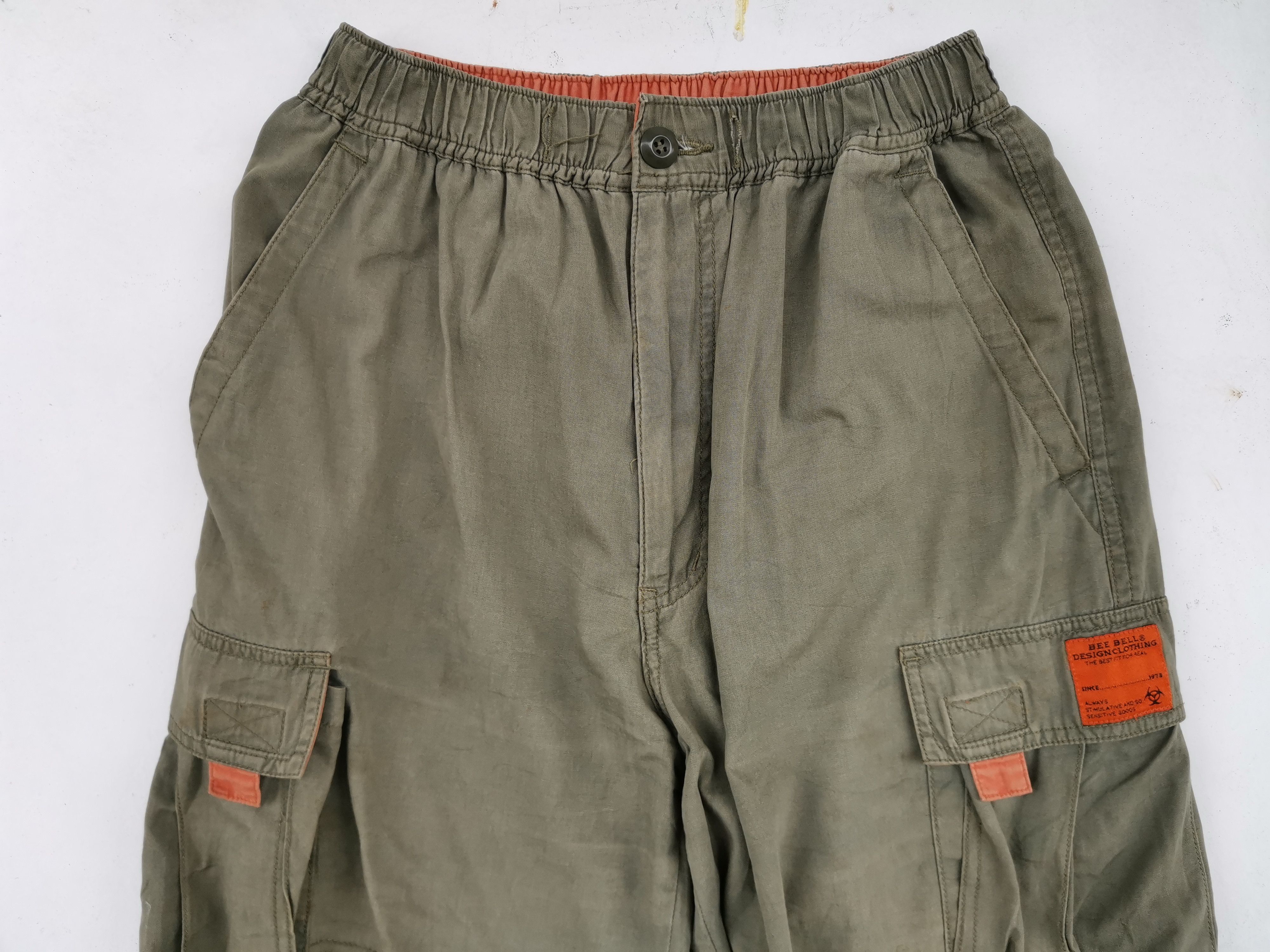 Japanese Brand Bee Bell Design Clothing Tactical Cargo Multipocket Pants Size US 27 - 12 Thumbnail