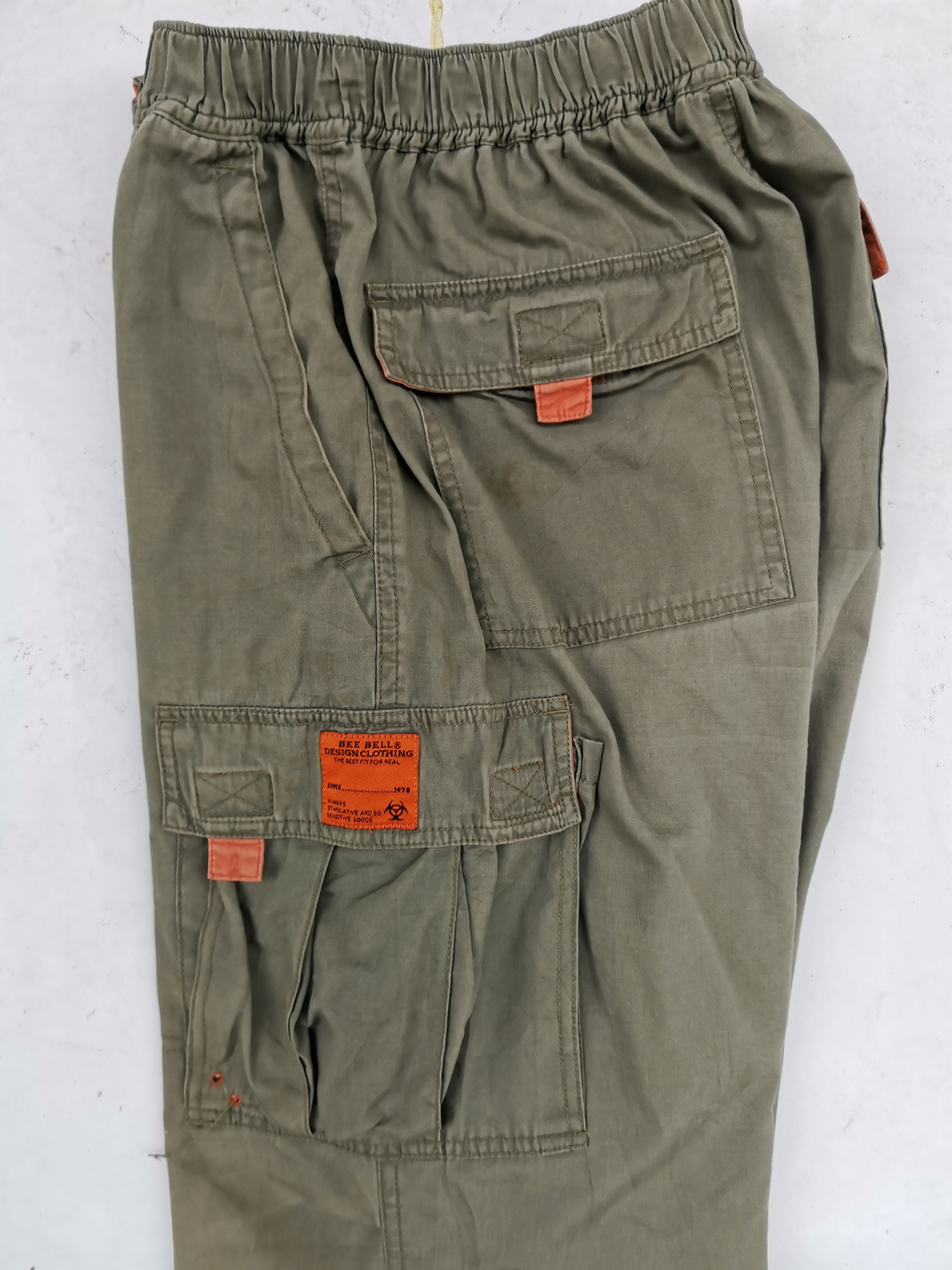 Japanese Brand Bee Bell Design Clothing Tactical Cargo Multipocket Pants Size US 27 - 4 Thumbnail