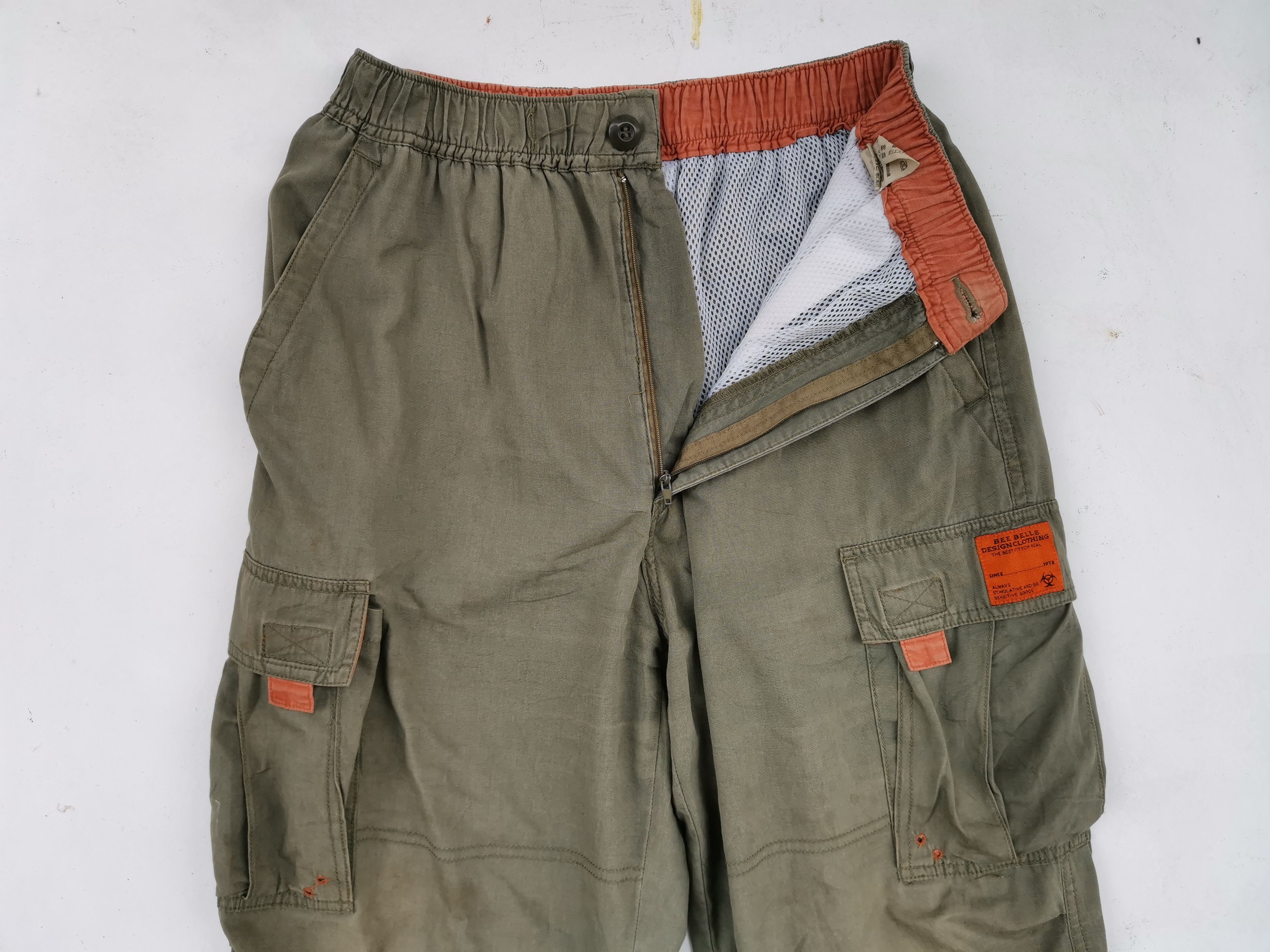 Japanese Brand Bee Bell Design Clothing Tactical Cargo Multipocket Pants Size US 27 - 10 Thumbnail