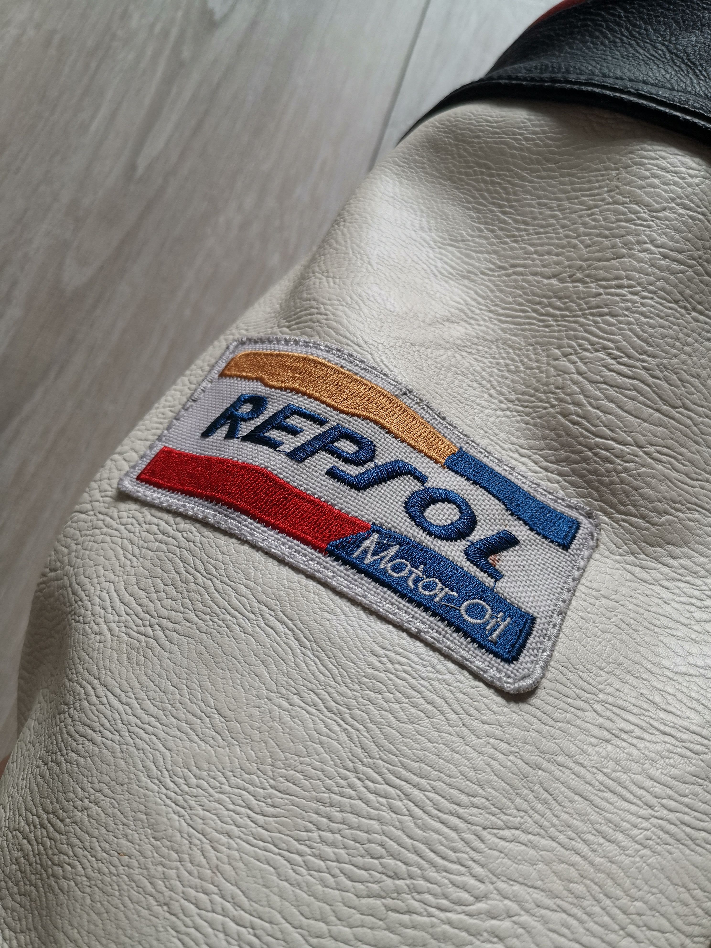 Honda 🔥Vintage HONDA REPSOL racing leather jacket Size US XL / EU 56 / 4 - 6 Thumbnail