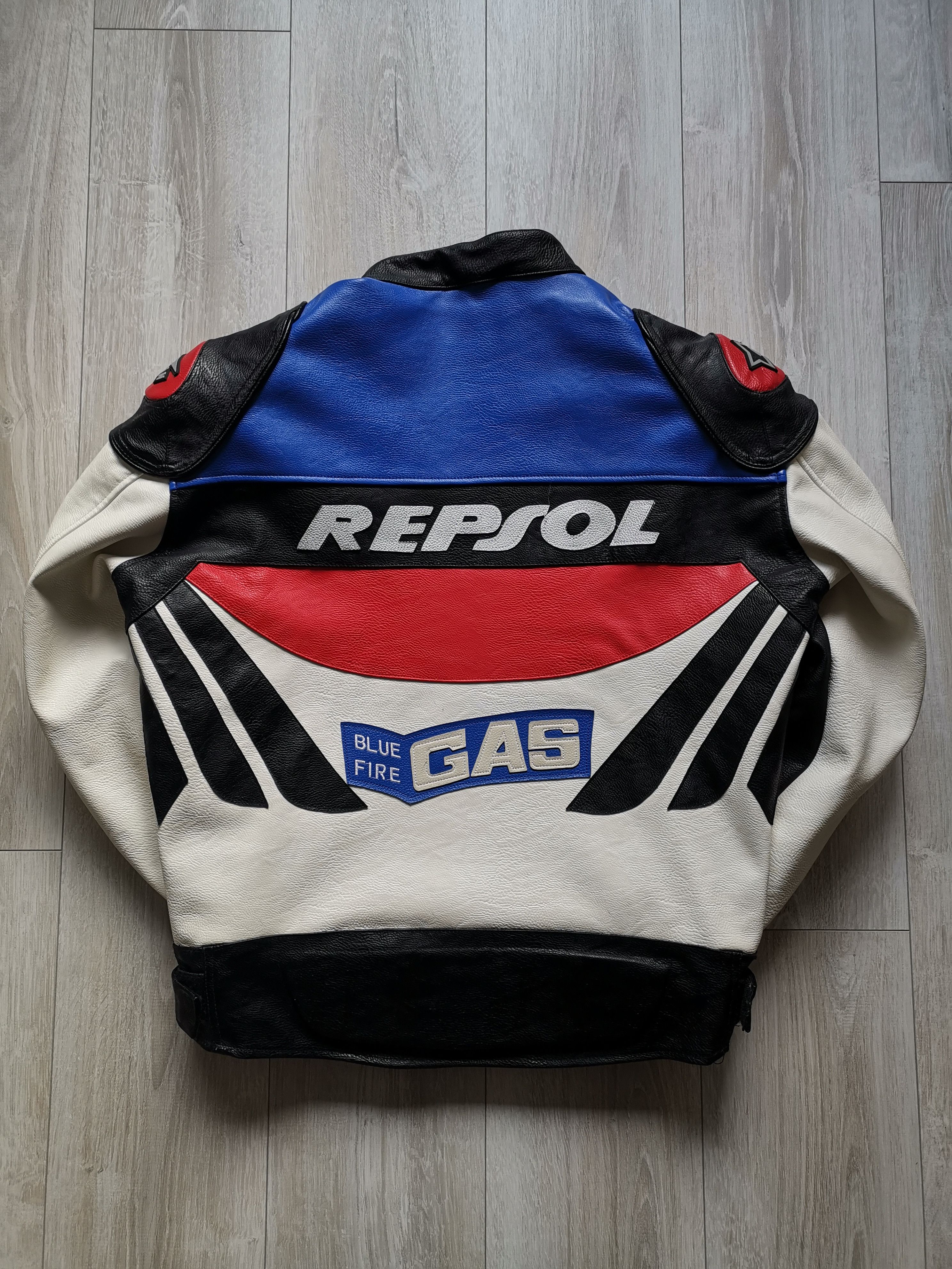 Honda 🔥Vintage HONDA REPSOL racing leather jacket Size US XL / EU 56 / 4 - 2 Thumbnail
