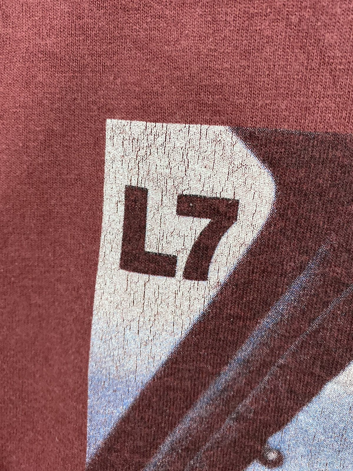 Band Tees vintage 1994 L7 hungry for stick album grunge rock t-shirts Size US L / EU 52-54 / 3 - 4 Thumbnail