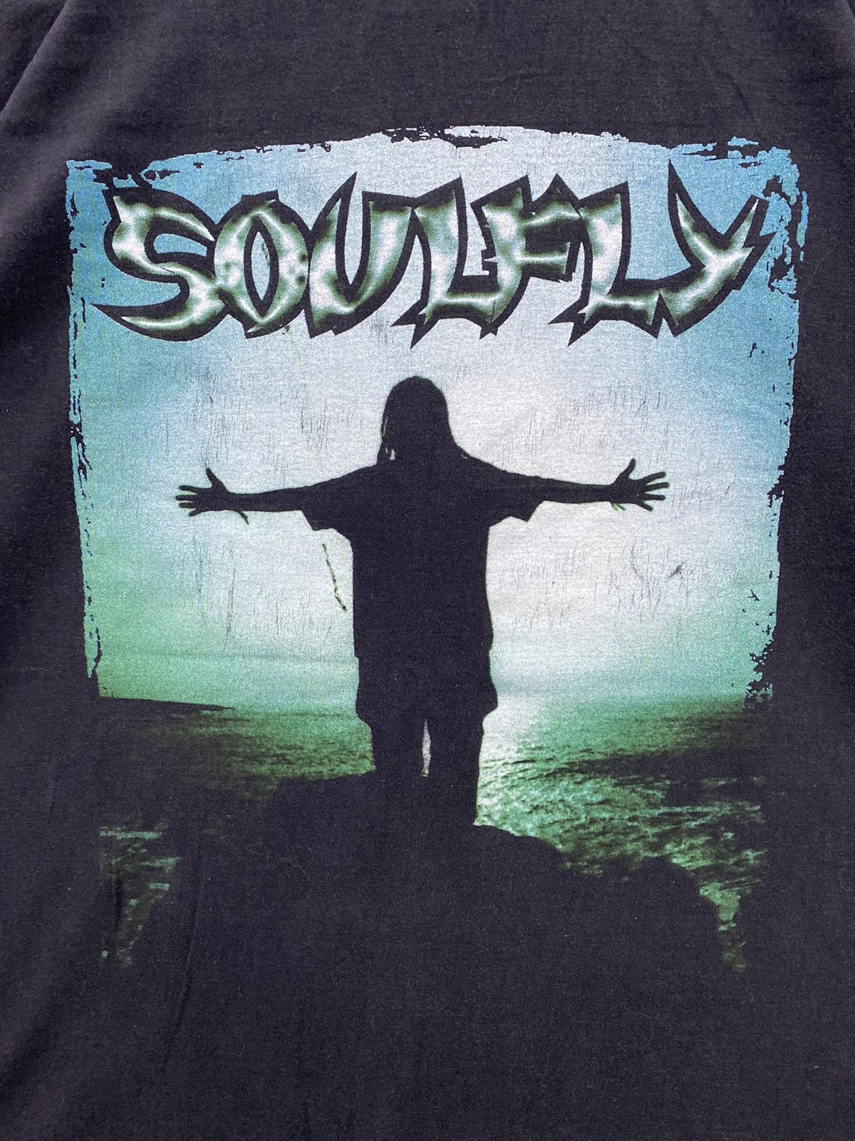 Band Tees vintage 1998 SOULFLY the song remains insane metal t-shirts Size US XL / EU 56 / 4 - 3 Thumbnail