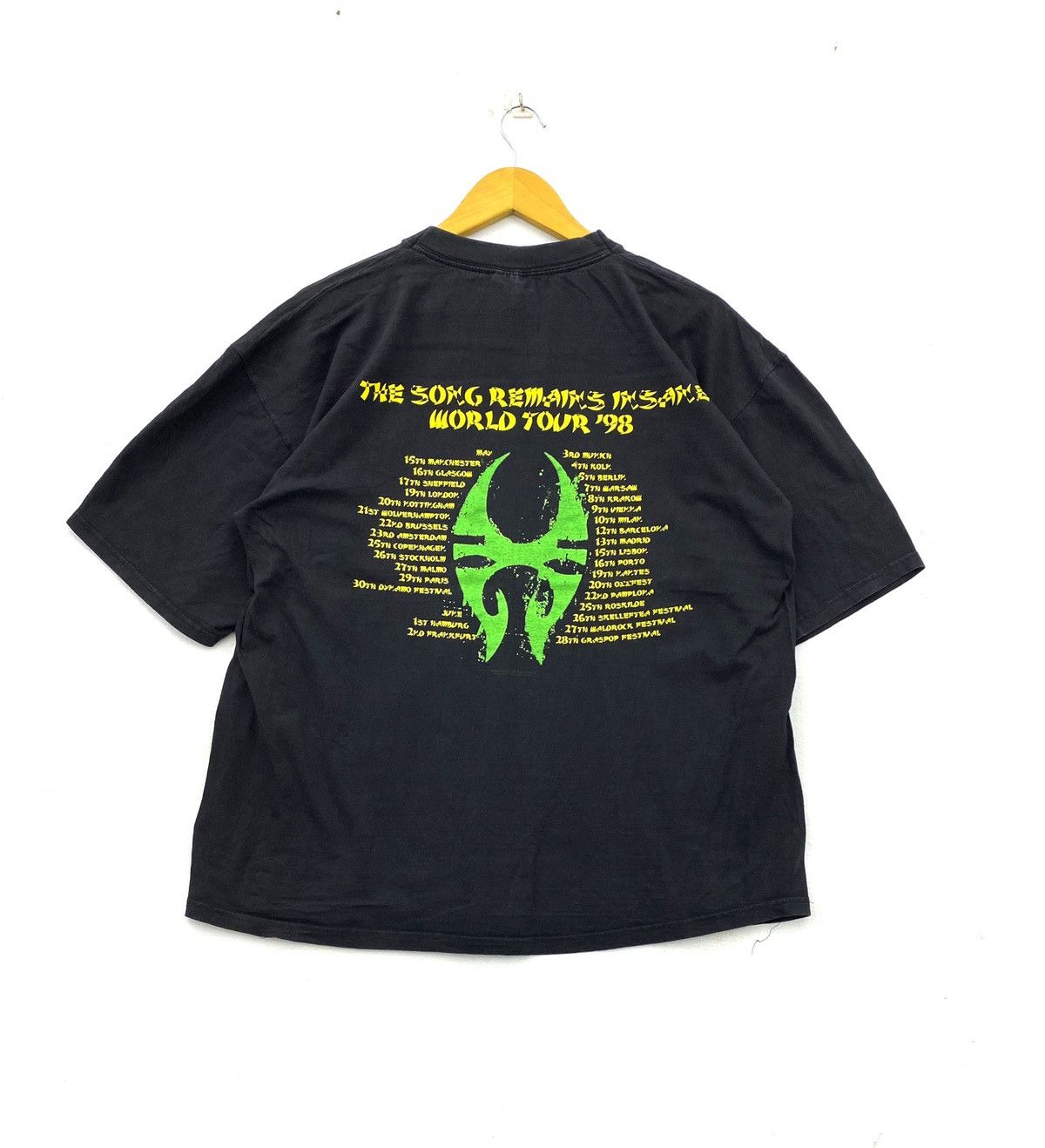 Band Tees vintage 1998 SOULFLY the song remains insane metal t-shirts Size US XL / EU 56 / 4 - 2 Thumbnail
