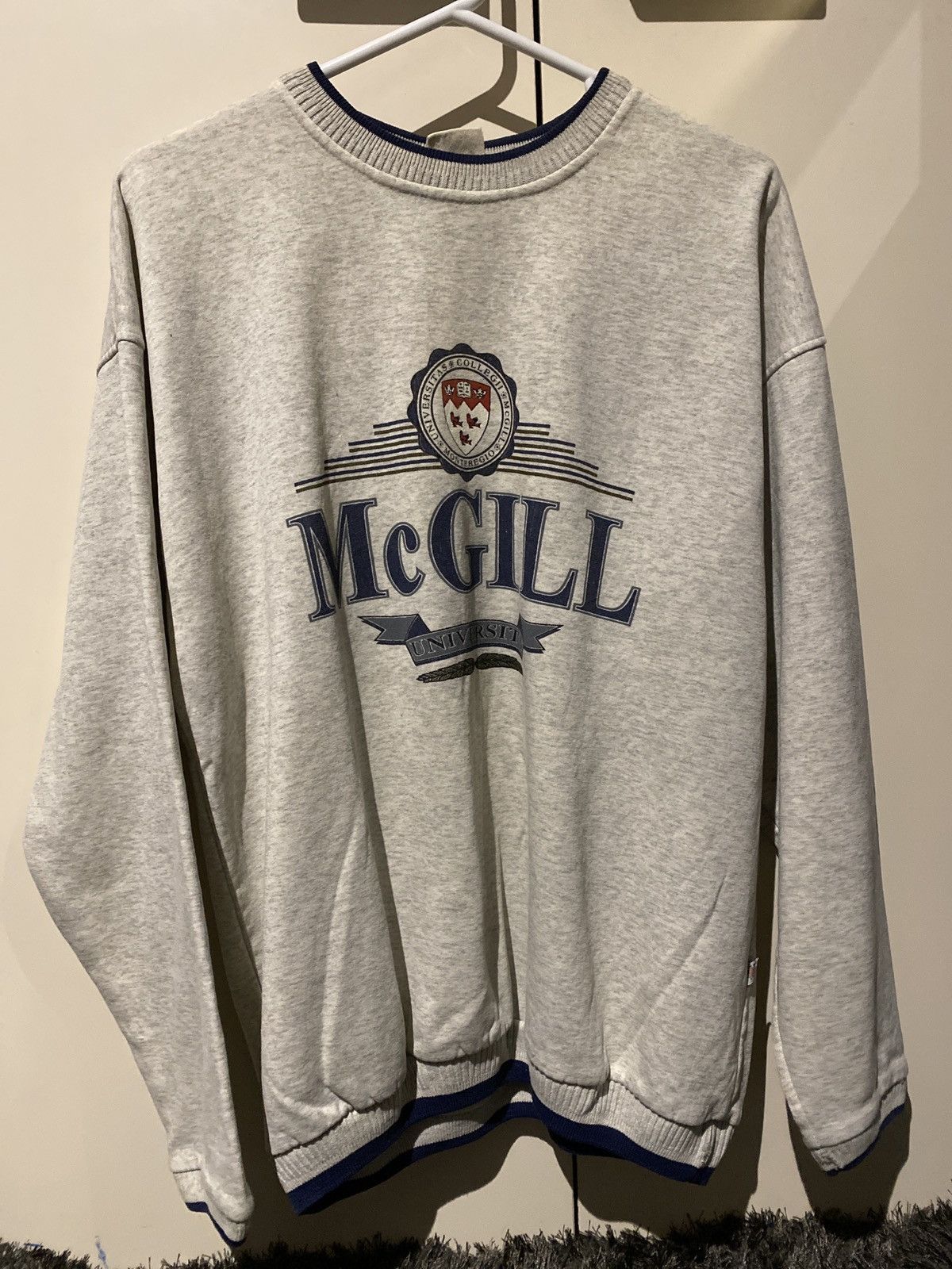 Vintage on sale mcgill sweater