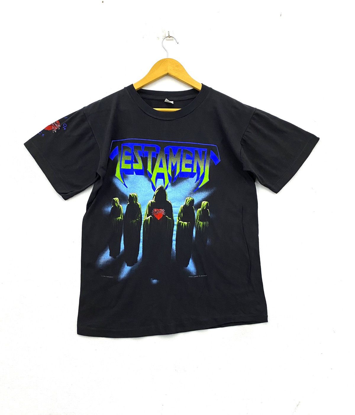 Band Tees vintage 1990 TESTAMENT souls of black album metal t-shirts Size US L / EU 52-54 / 3 - 1 Thumbnail