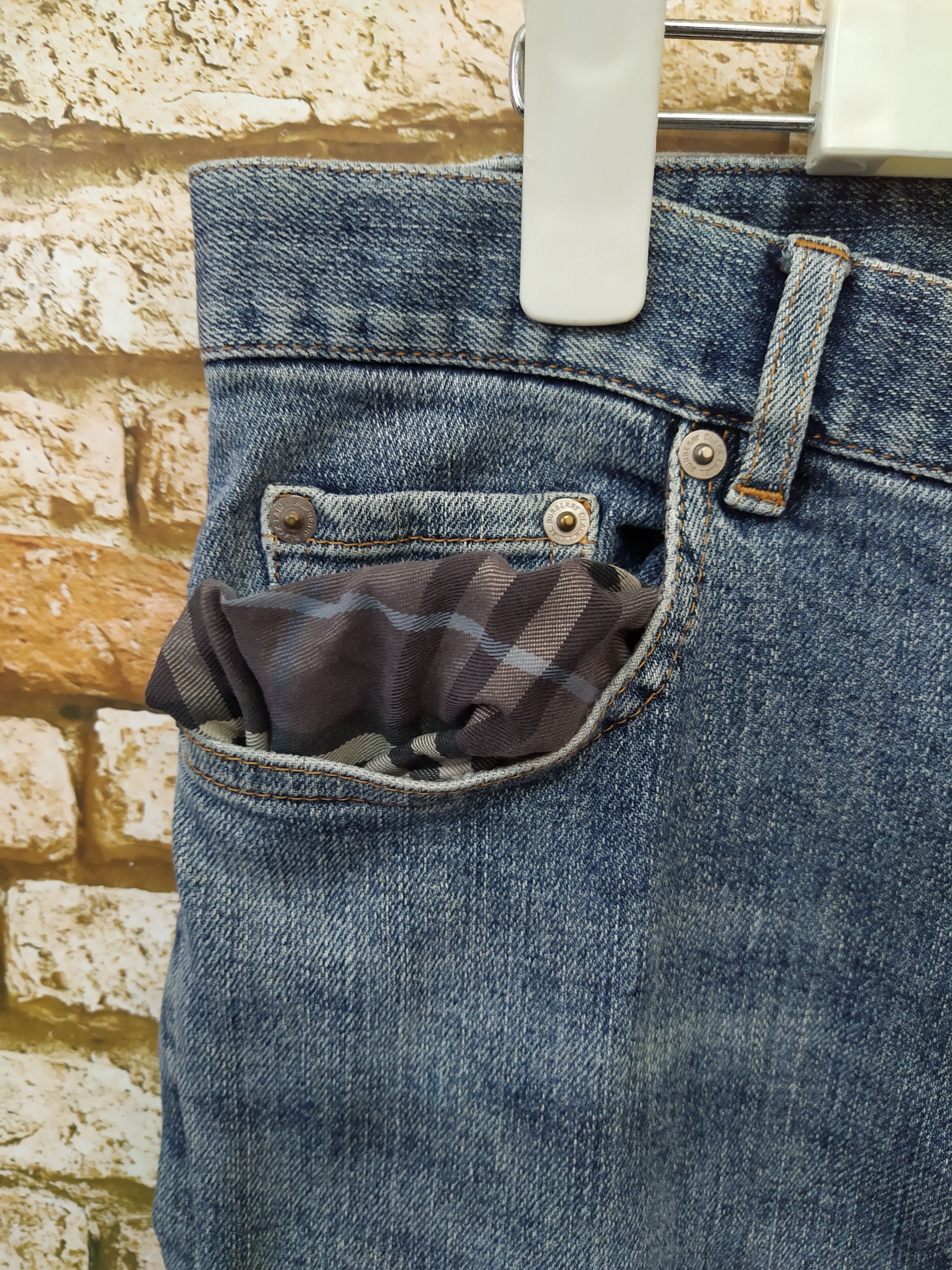Burberry BURBERRY BLACK LABEL DENIM STRETCH (B944) W32 Size US 32 / EU 48 - 3 Thumbnail