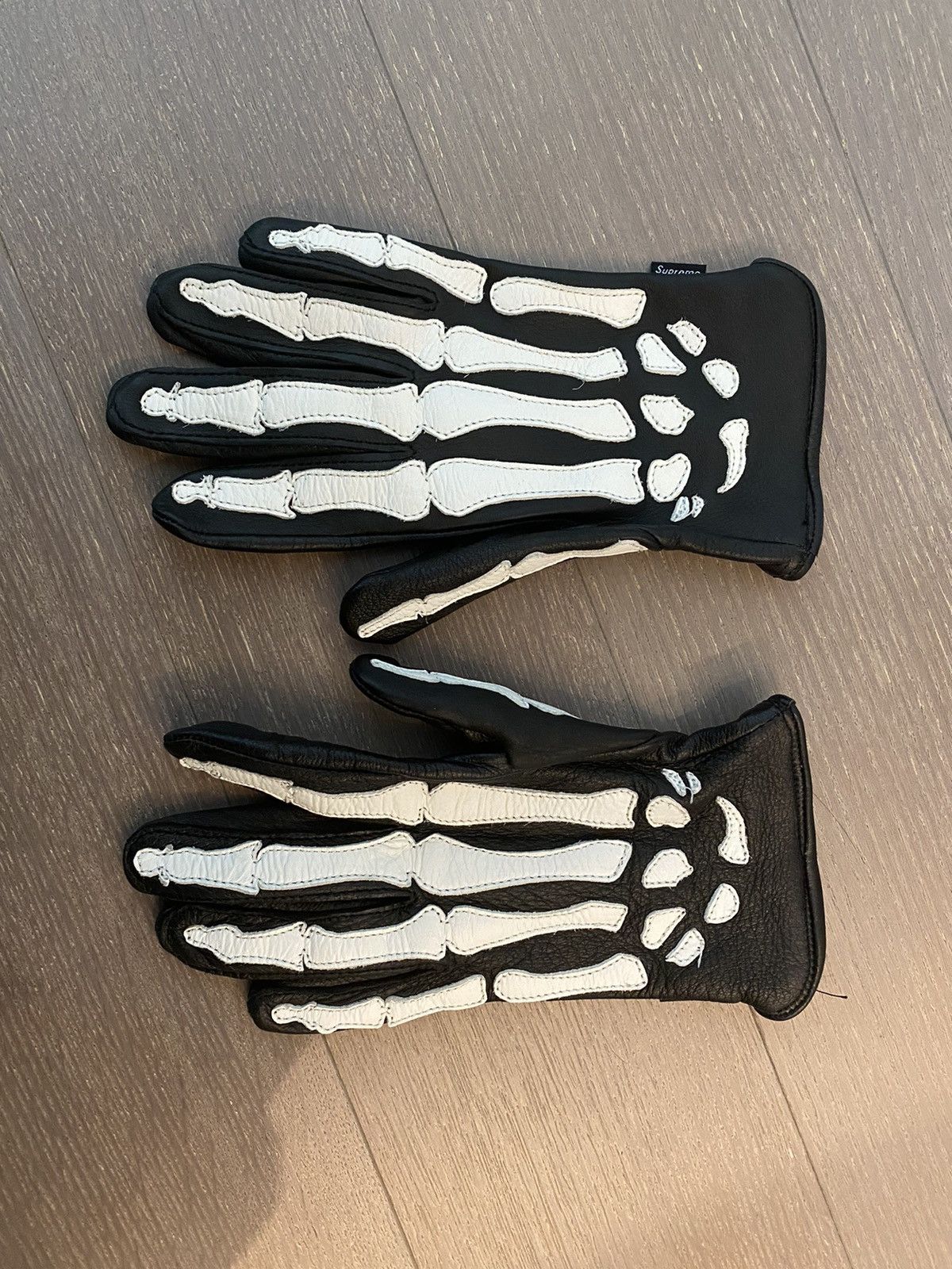 Supreme × Vanson Leathers Skeleton gloves | Grailed