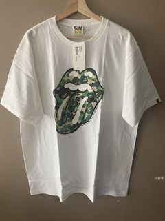 独特な 送料無料 レア！A BATHING APE×The Rolling Stones ラグラン