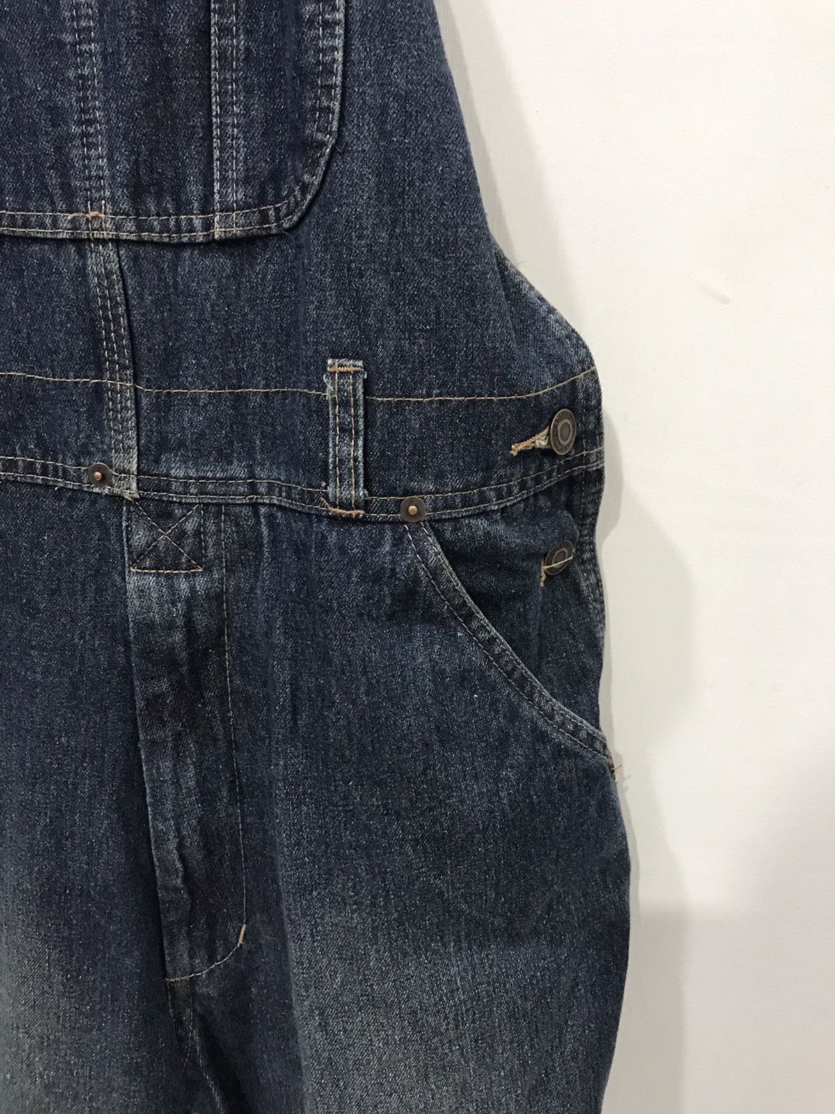 Japanese Brand 🔥FOR W27-W29🔥DOG HOUSE Japan Carpenter Overall Size US 31 - 3 Thumbnail