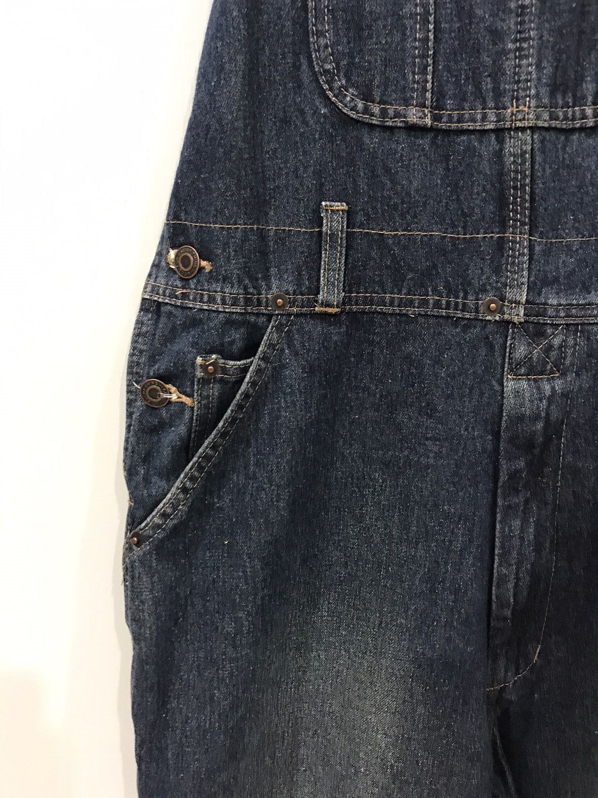 Japanese Brand 🔥FOR W27-W29🔥DOG HOUSE Japan Carpenter Overall Size US 31 - 4 Thumbnail