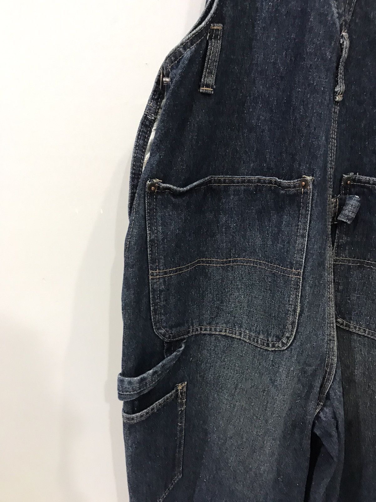 Japanese Brand 🔥FOR W27-W29🔥DOG HOUSE Japan Carpenter Overall Size US 31 - 10 Thumbnail