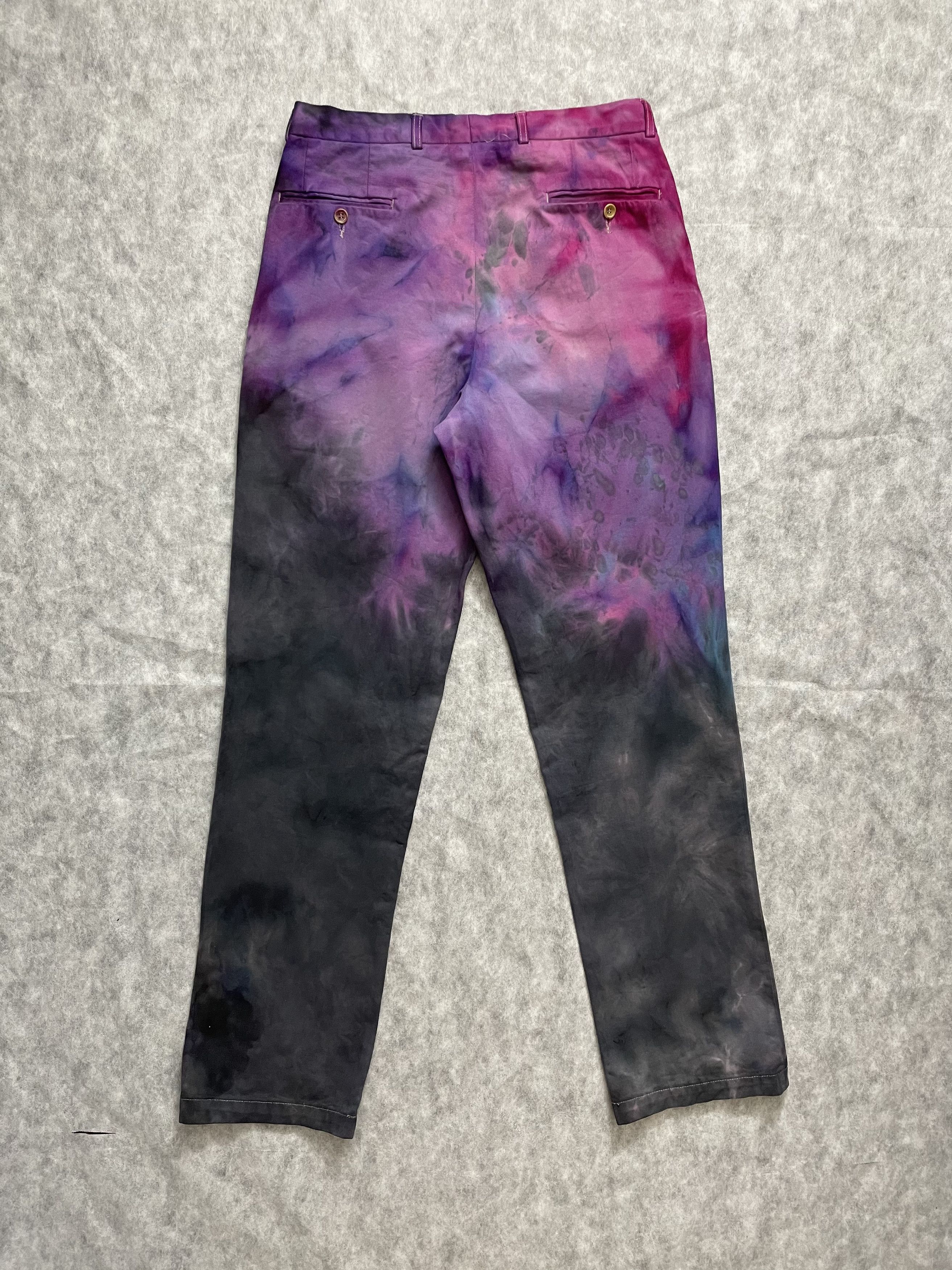Yves Saint Laurent Yves Saint Laurent chinos cotton tie dye multicolour Size US 30 / EU 46 - 3 Thumbnail