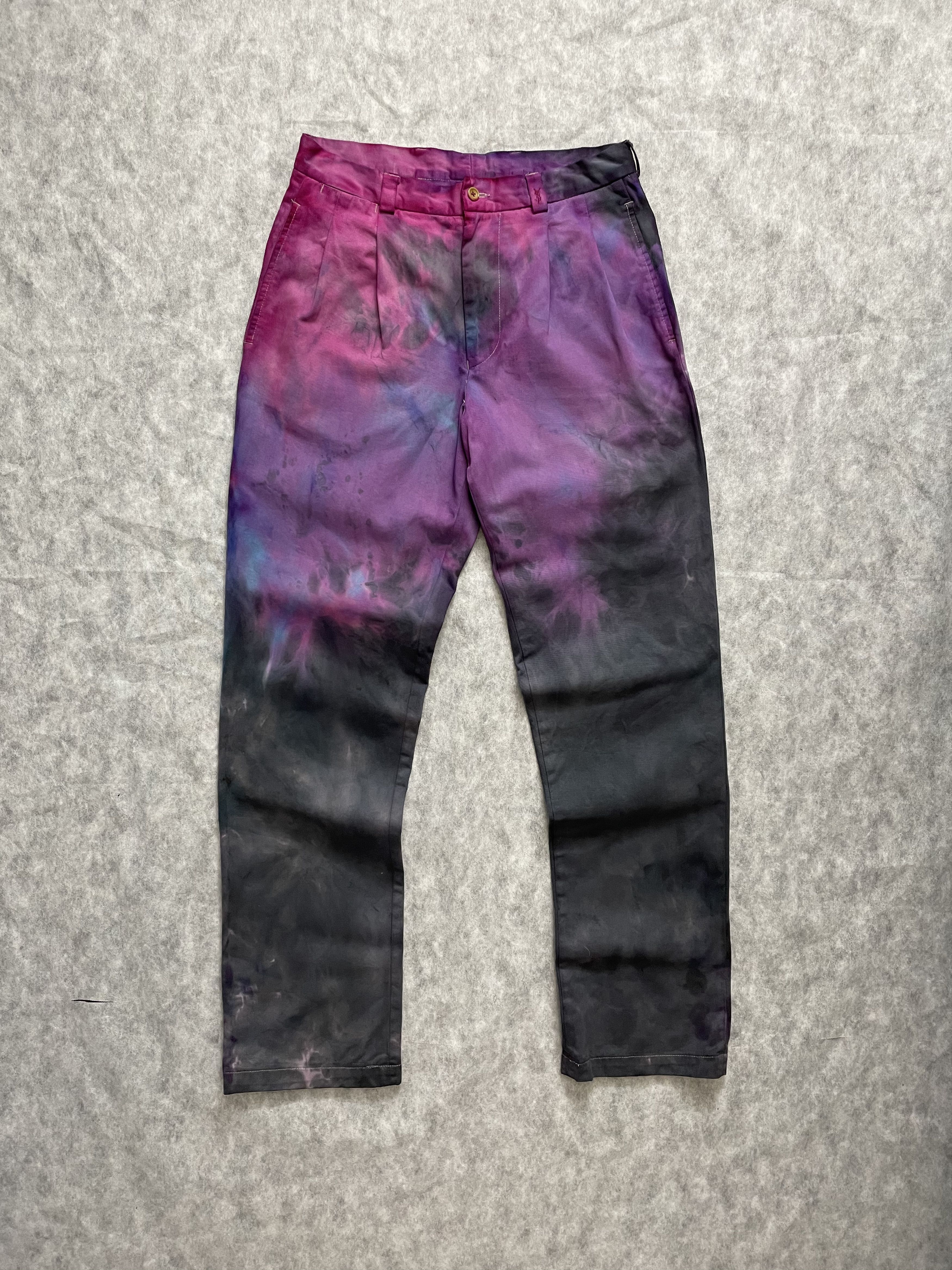 Yves Saint Laurent Yves Saint Laurent chinos cotton tie dye multicolour Size US 30 / EU 46 - 1 Thumbnail