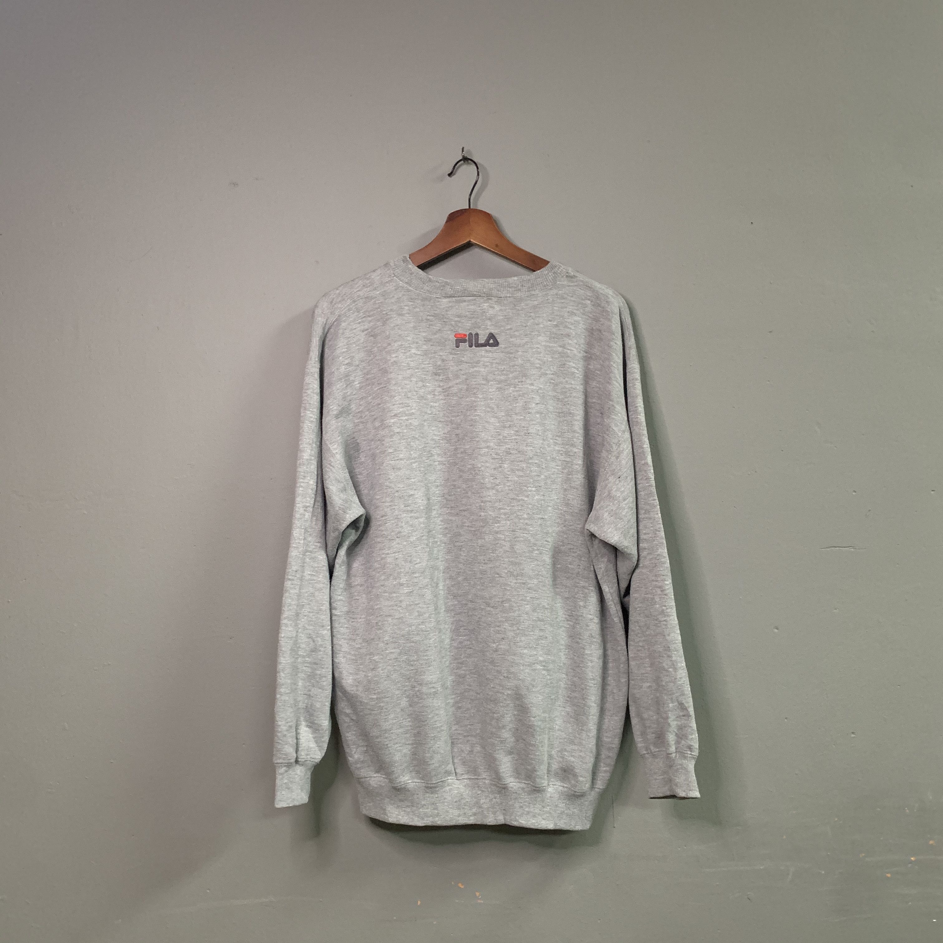 Fila Vintage Fila Spell Out Crewneck Sweater Sweatshirt Size US L / EU 52-54 / 3 - 6 Thumbnail