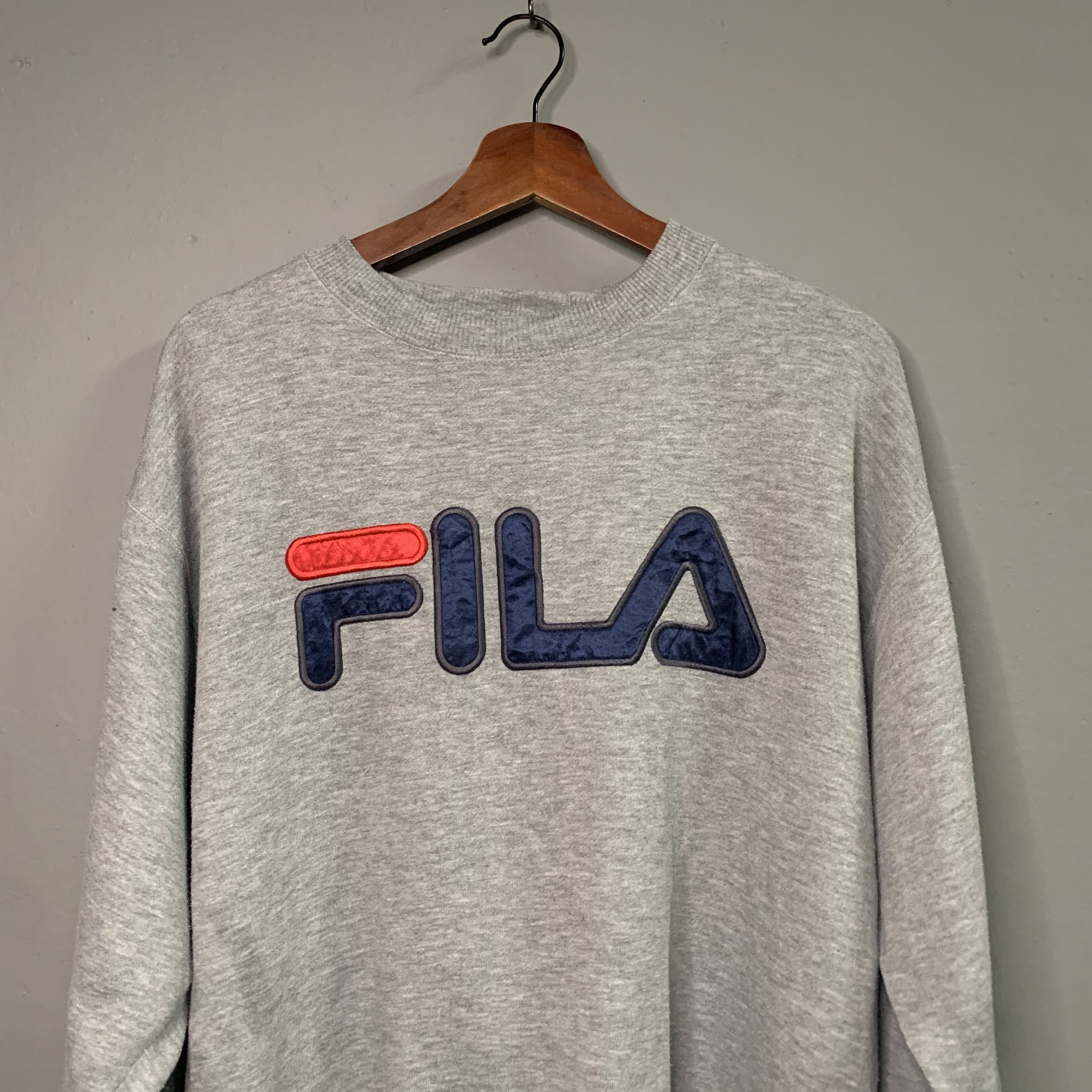 Fila Vintage Fila Spell Out Crewneck Sweater Sweatshirt Size US L / EU 52-54 / 3 - 2 Thumbnail