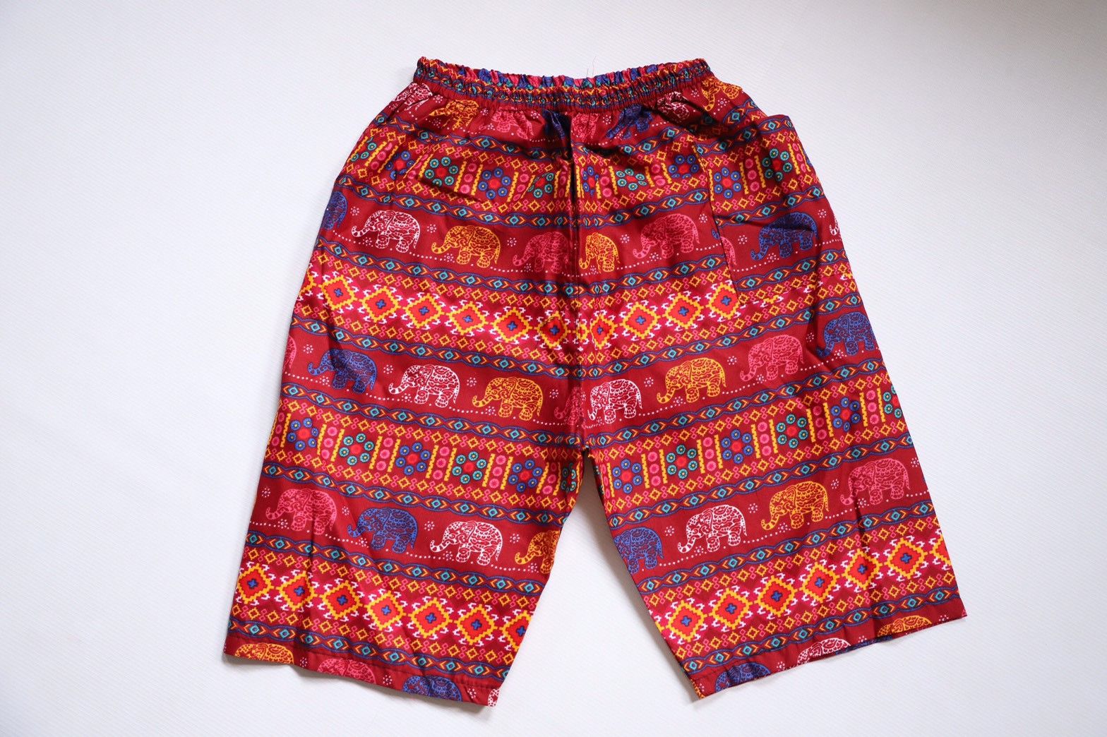 Designer Casual shorts,Pants thai traditional pattern native elephan Size US 26 / EU 42 - 5 Thumbnail