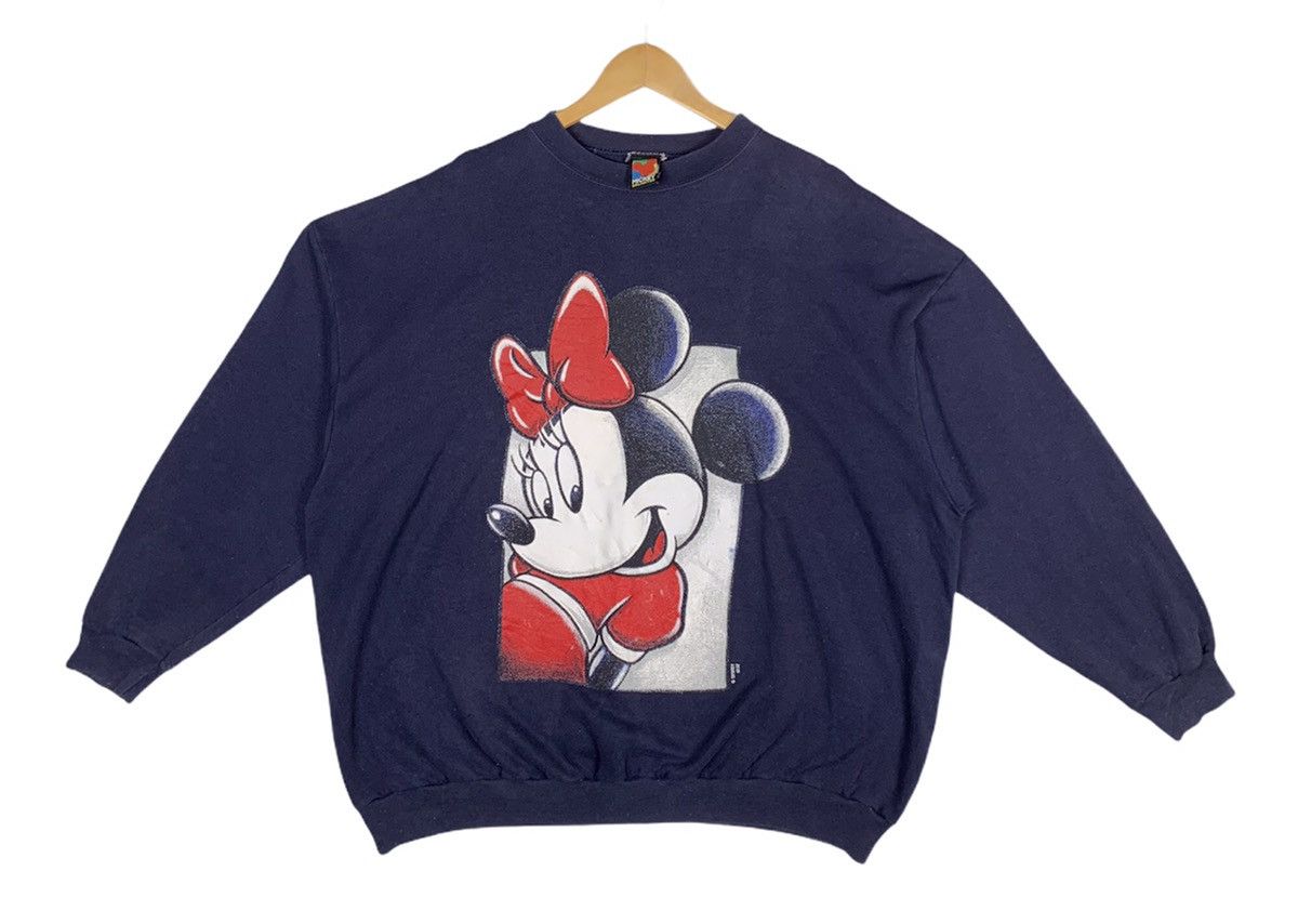 RARE!Vintage DISNEY MINNIE MOUSE big print sweatshirt