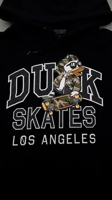 Japanese Brand × Vintage B One Soul LA Duck Camo Skate Hoodie Size US M / EU 48-50 / 2 - 2 Thumbnail