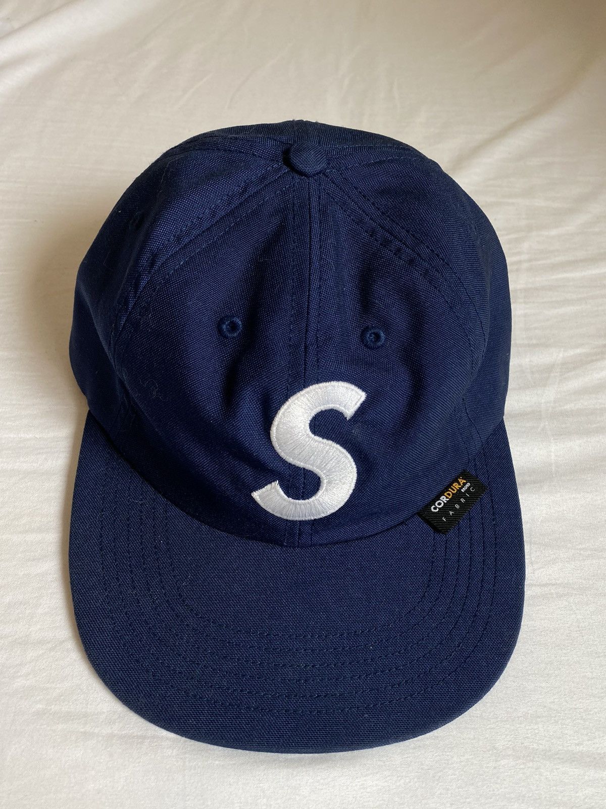 Supreme Cordura S Logo 6-Panel Light Blue FW18 | Grailed