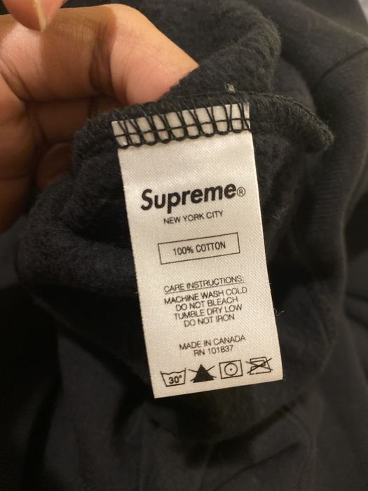 Supreme Kanji Logo Crewneck, Grailed