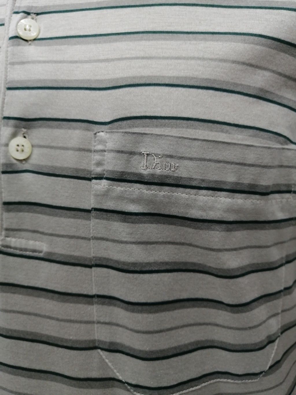 Dior 90’s CHRISTIAN DIOR MONSIEUR Mercerised Cotton Polo Shirt Size US M / EU 48-50 / 2 - 4 Thumbnail