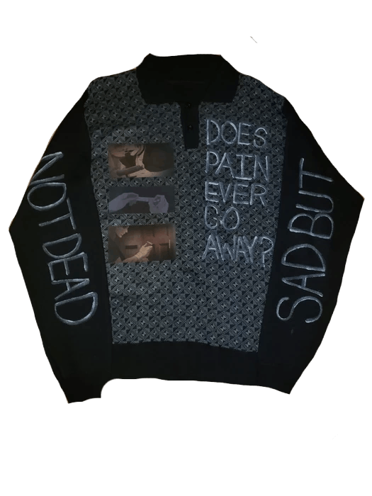 Japanese Brand 1of1 Anime Sweater Size US L / EU 52-54 / 3 - 1 Thumbnail