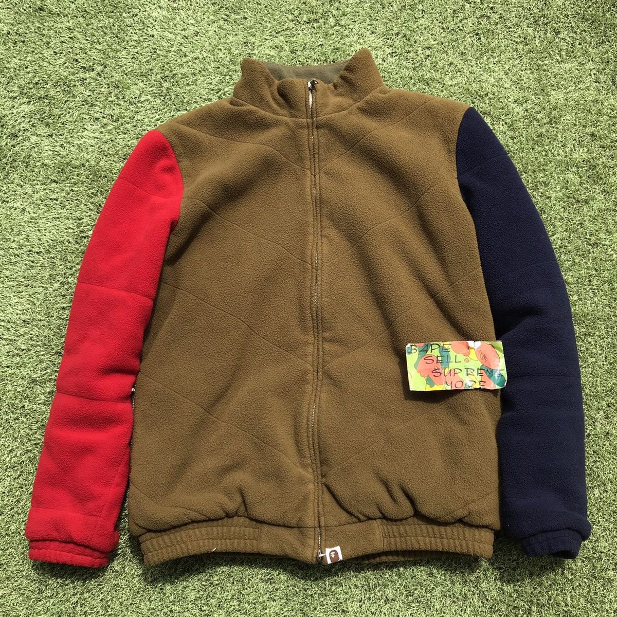 Bape BAPE fleece jacket multi color / Green camo Size US M / EU 48-50 / 2 - 1 Thumbnail