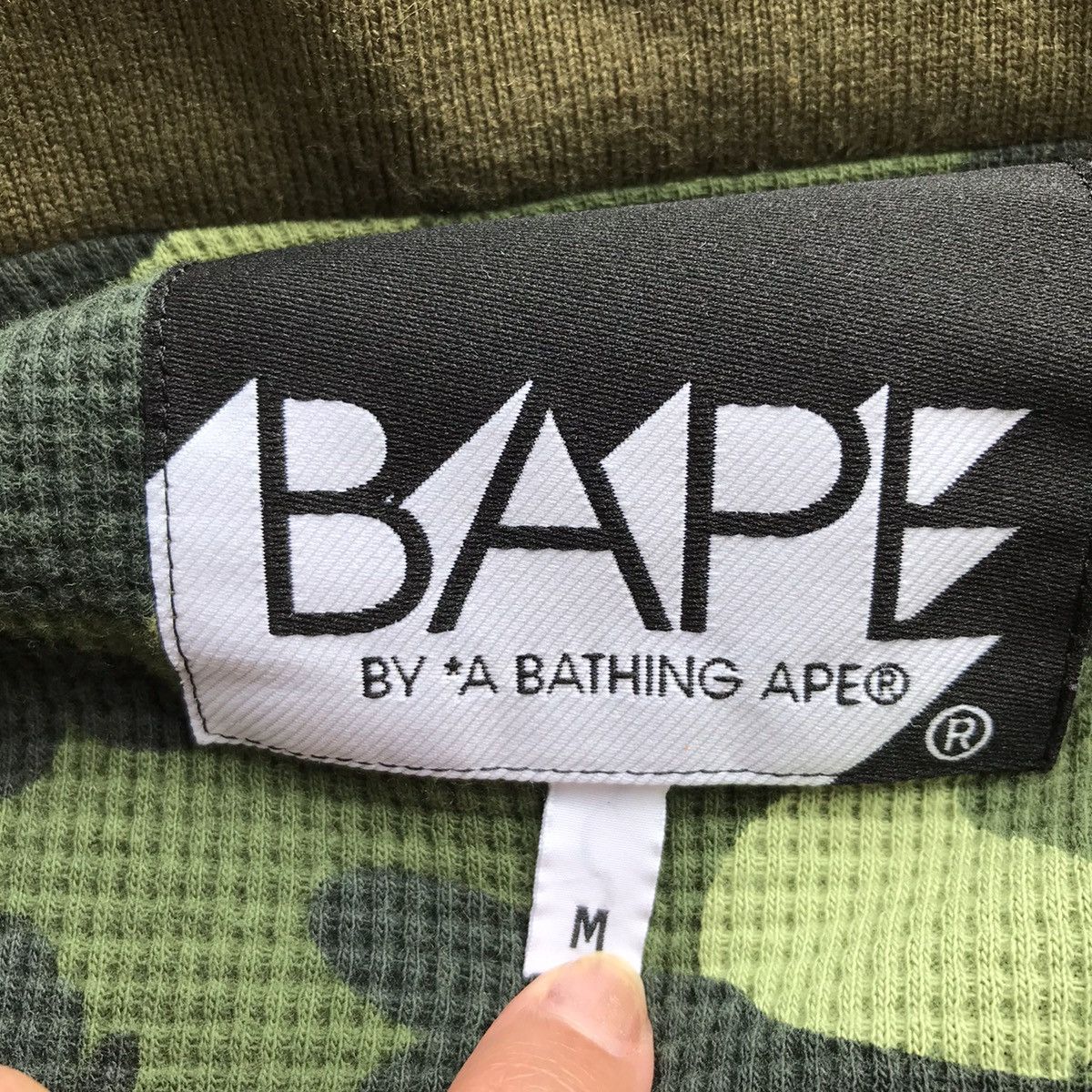 Bape BAPE fleece jacket multi color / Green camo Size US M / EU 48-50 / 2 - 3 Thumbnail
