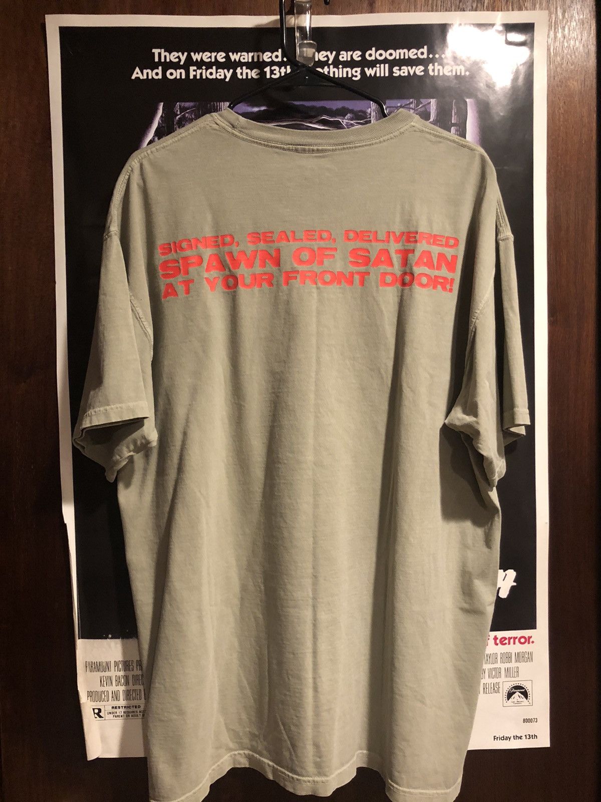 Half Evil Half Evil 333 Spawn of Satan Sandstone Tee FREE SHIPPING Size US XL / EU 56 / 4 - 3 Thumbnail
