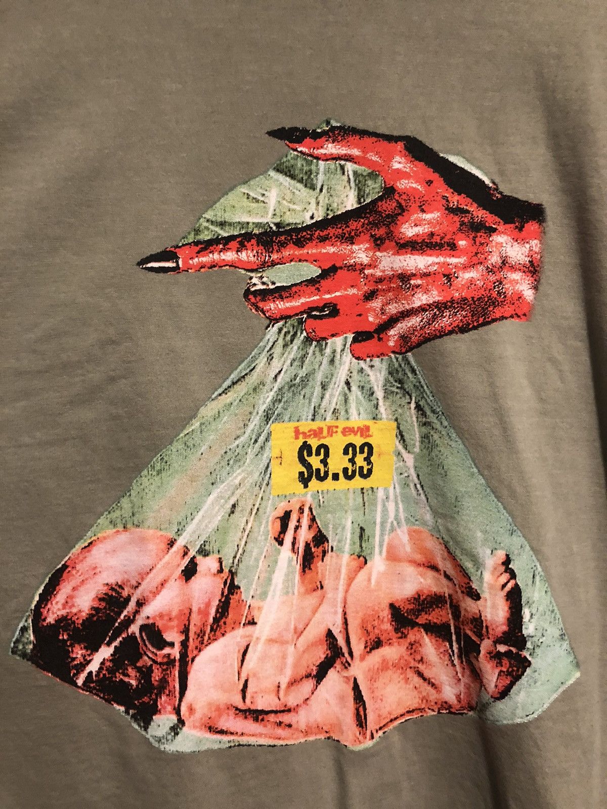 Half Evil Half Evil 333 Spawn of Satan Sandstone Tee FREE SHIPPING Size US XL / EU 56 / 4 - 2 Thumbnail
